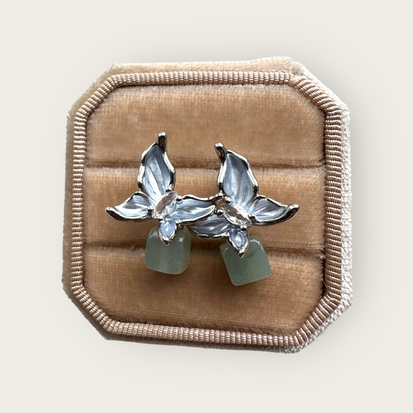 Jadeite Earring Studs