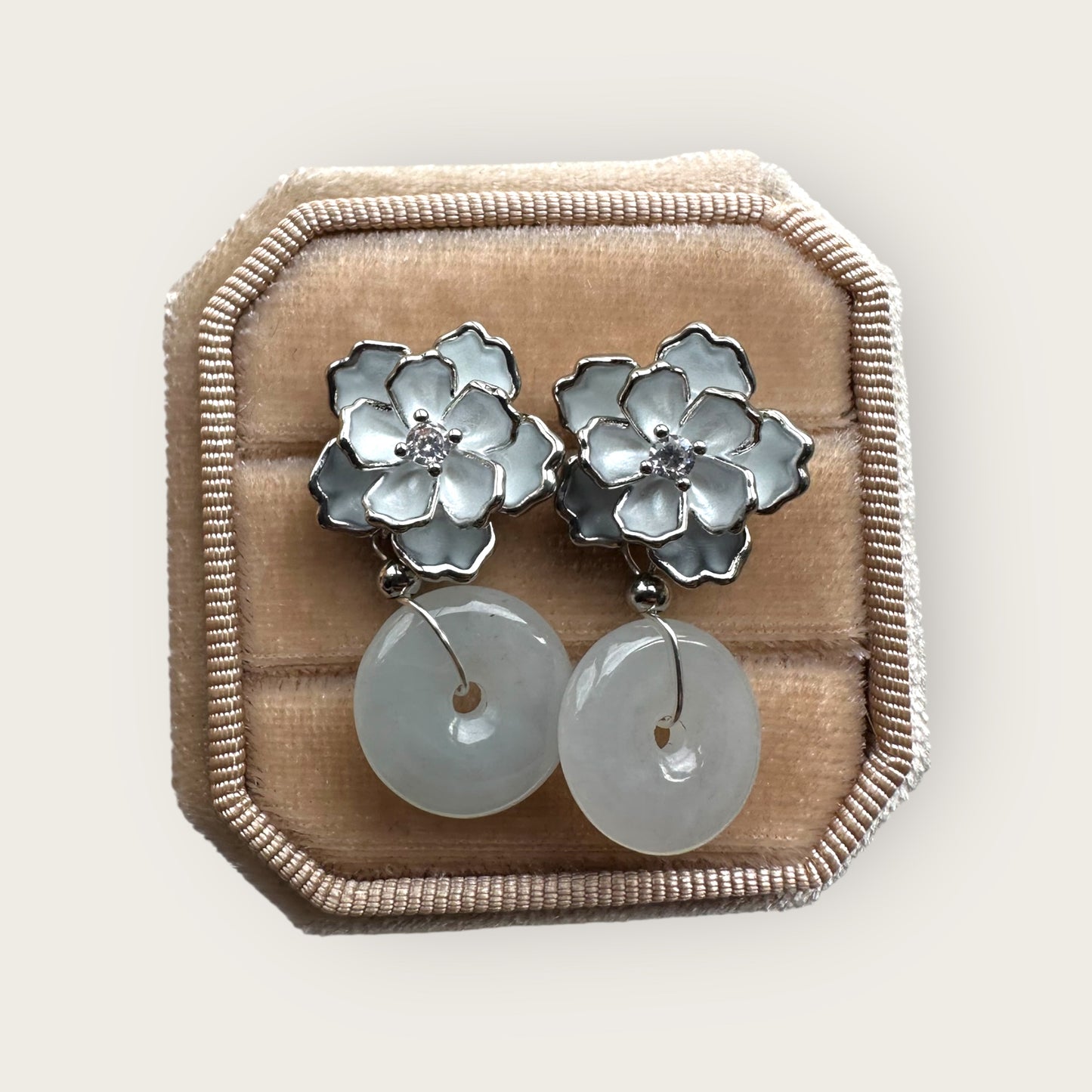 Jadeite Earring Studs