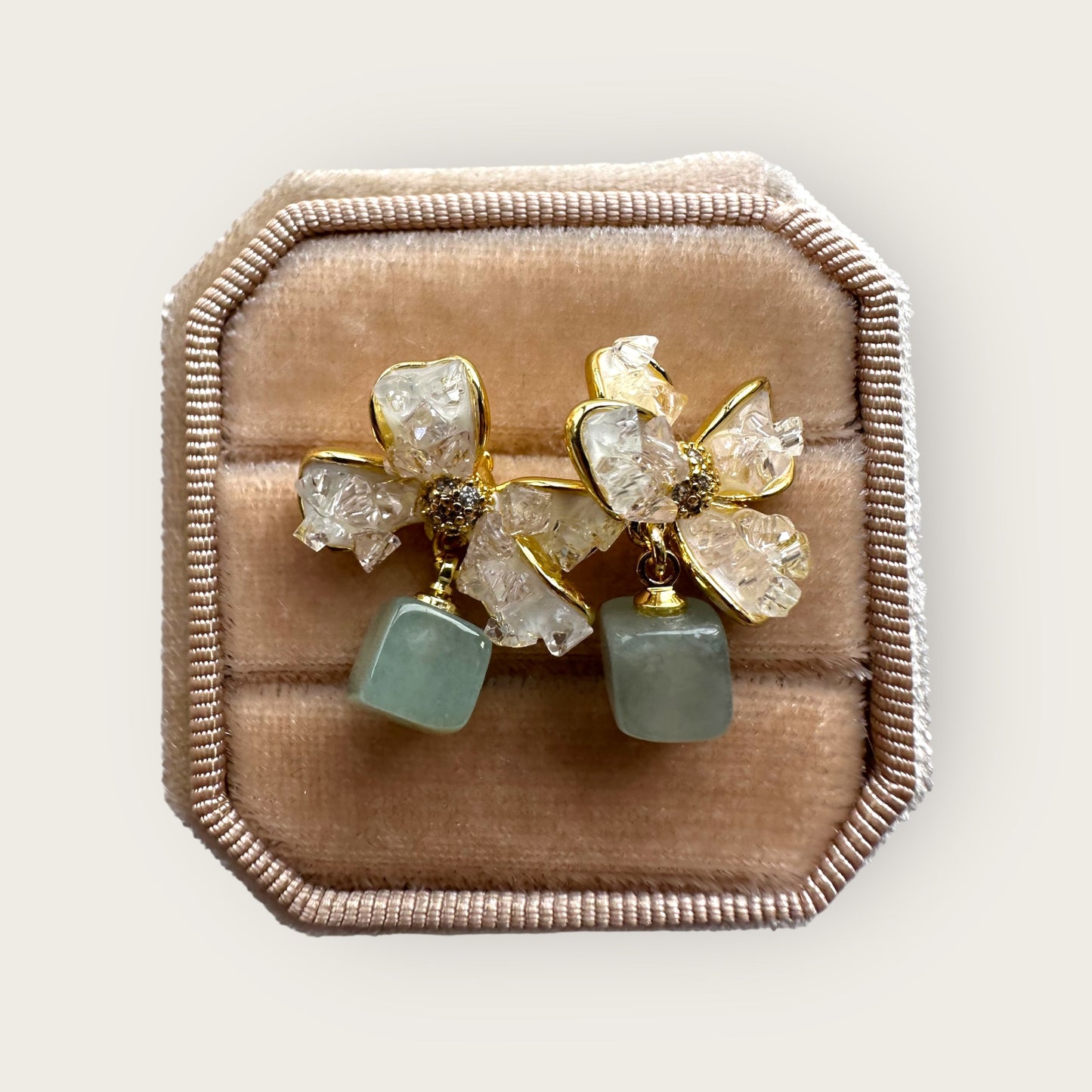 Jadeite Earring Studs