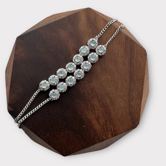 Jadeite Tennis Bracelet