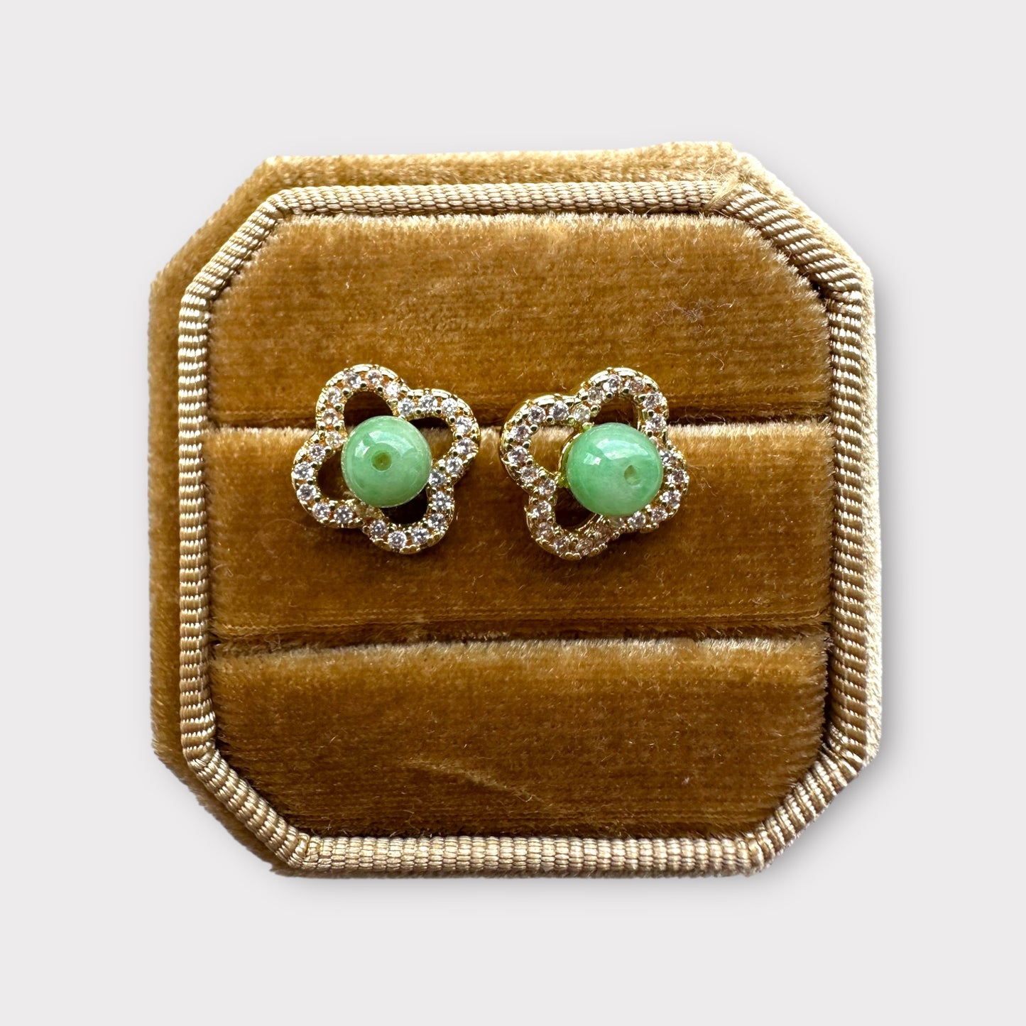 Jadeite Earring Studs