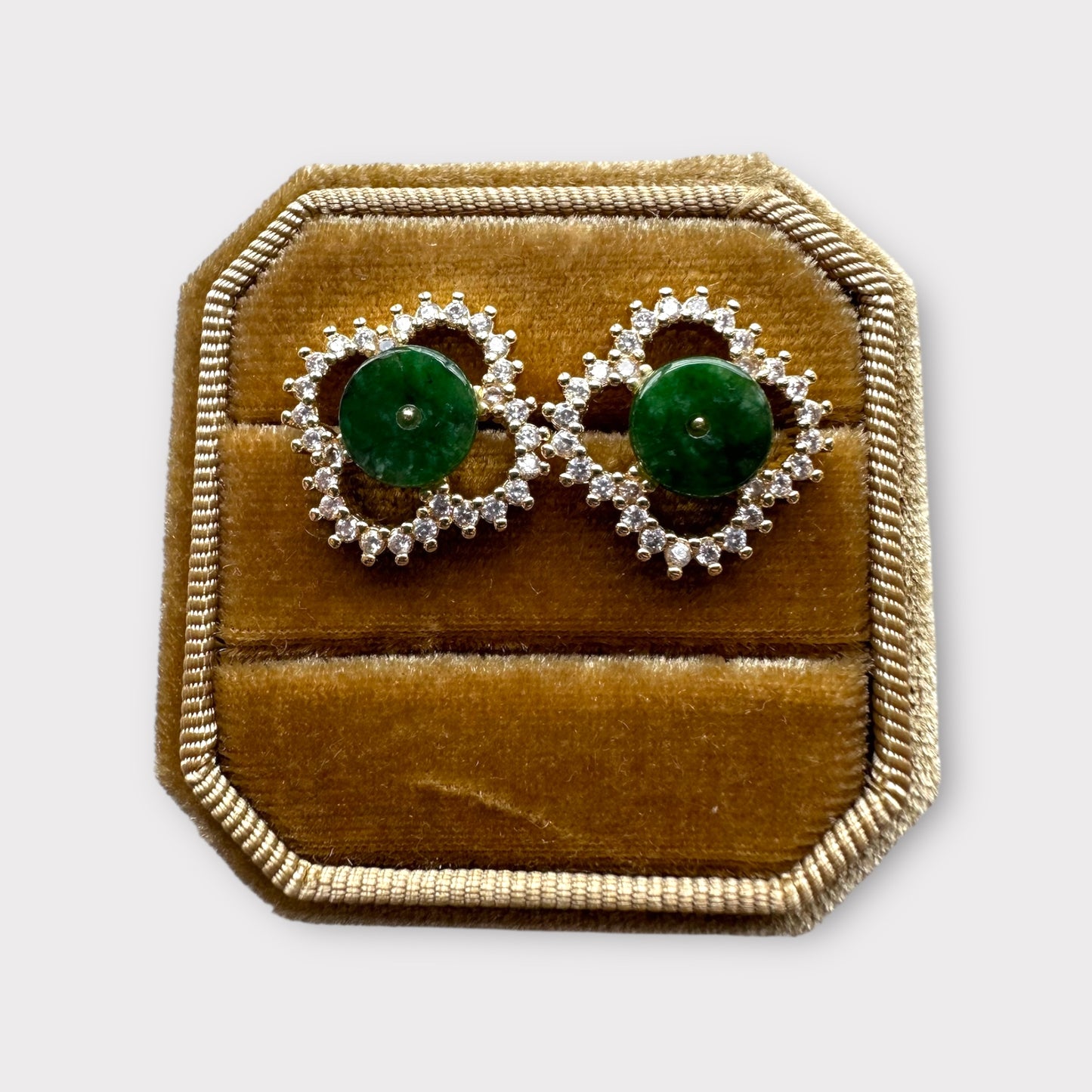 Jadeite Earring Studs