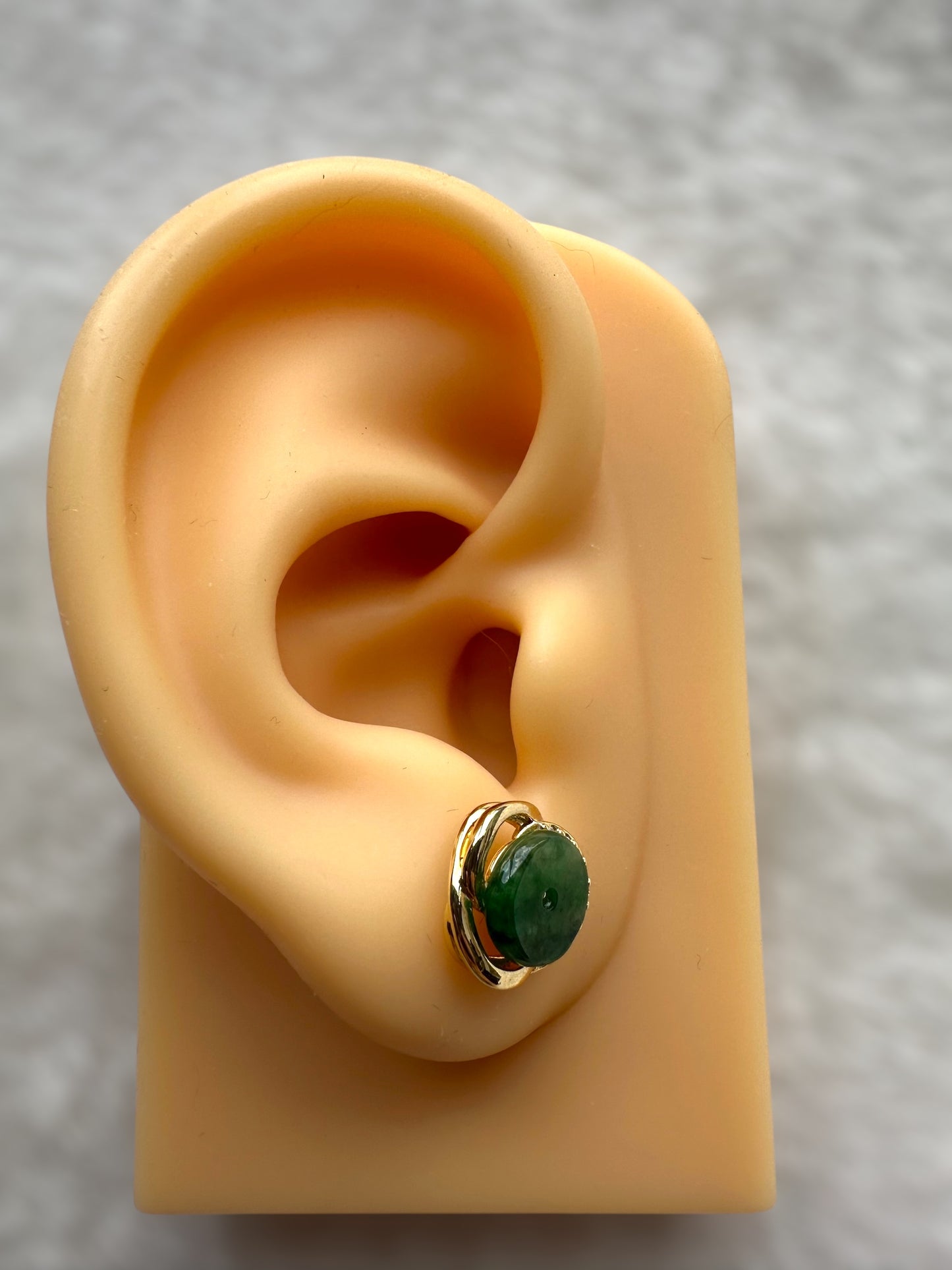 Jadeite Earring Studs