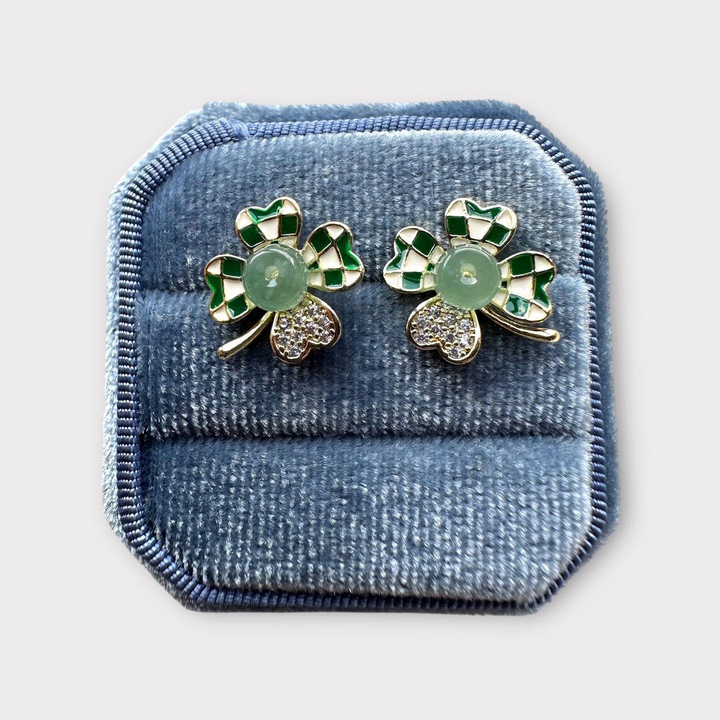 Jadeite Earring Studs