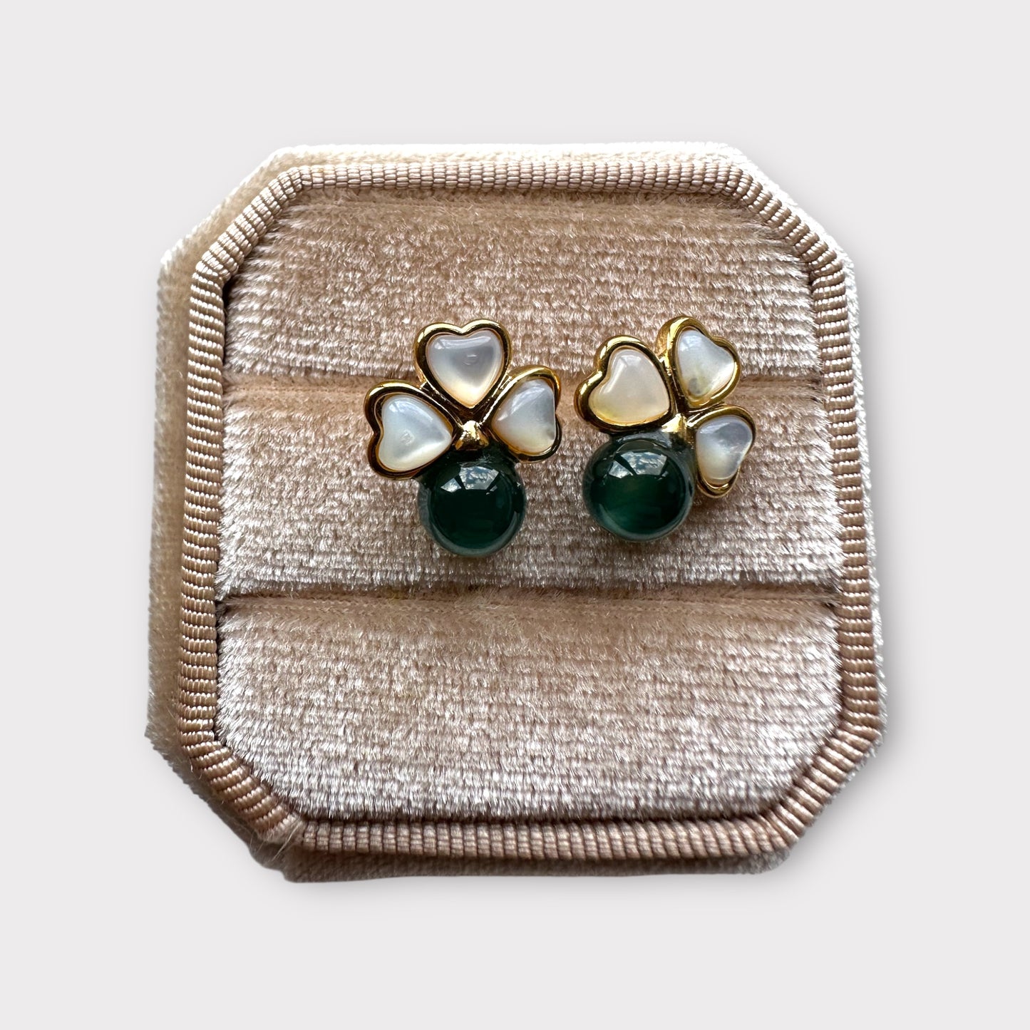 Jadeite Earring Studs