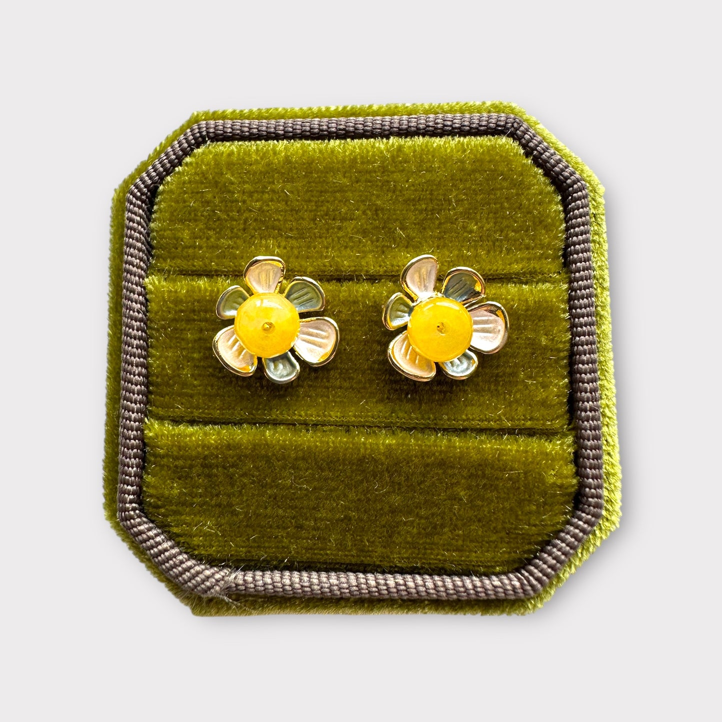 Jadeite Earring Studs