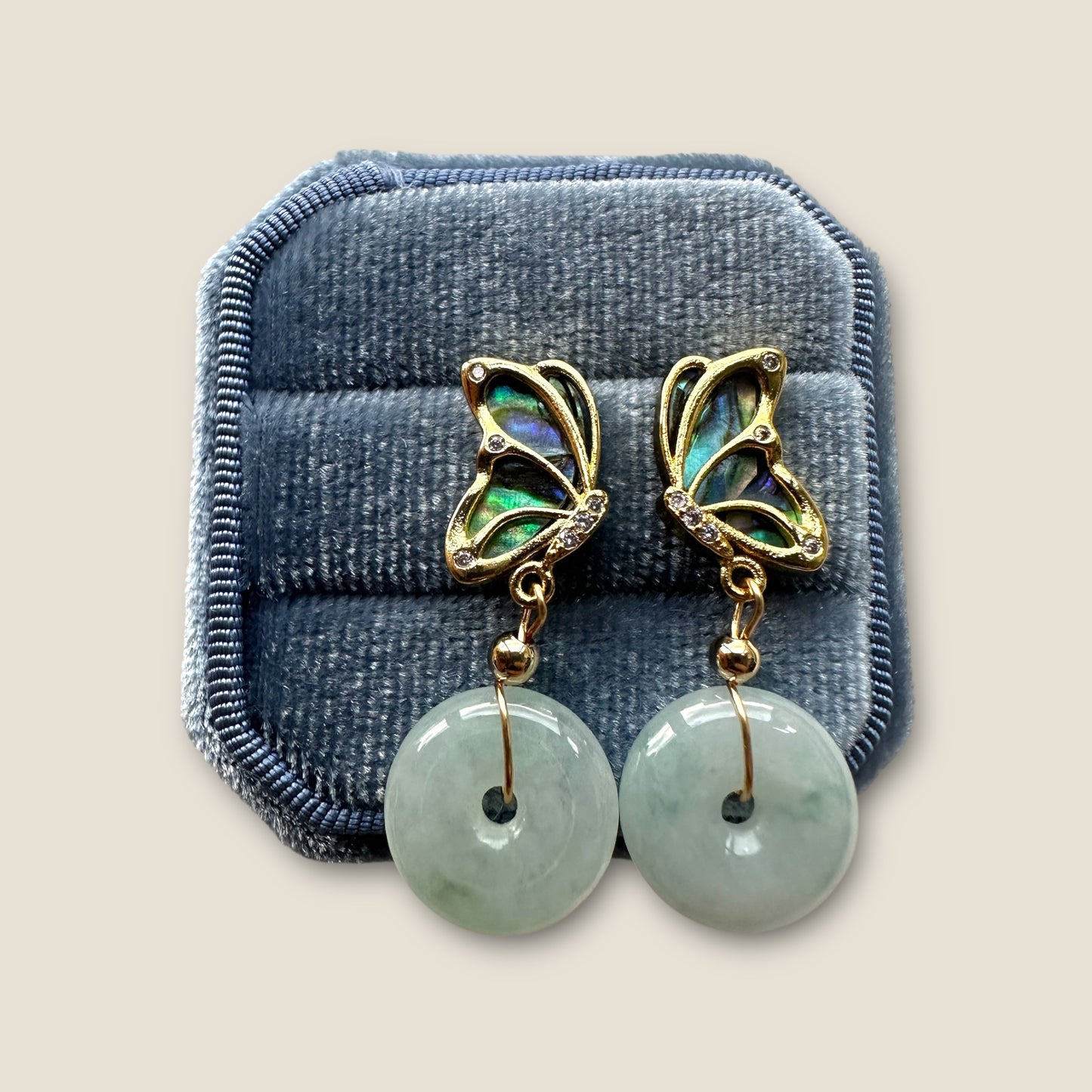 Jadeite Earring Studs