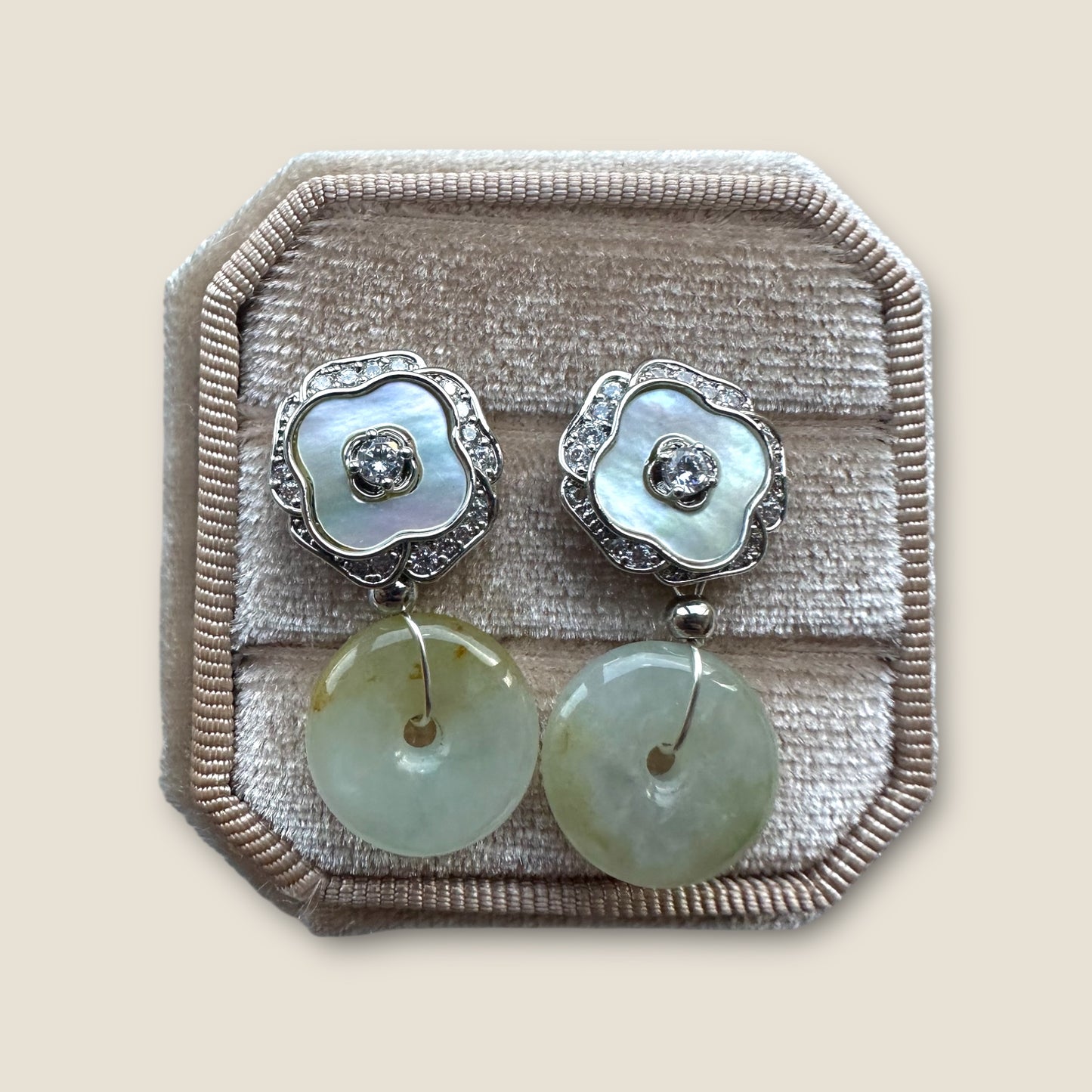 Jadeite Earring Studs