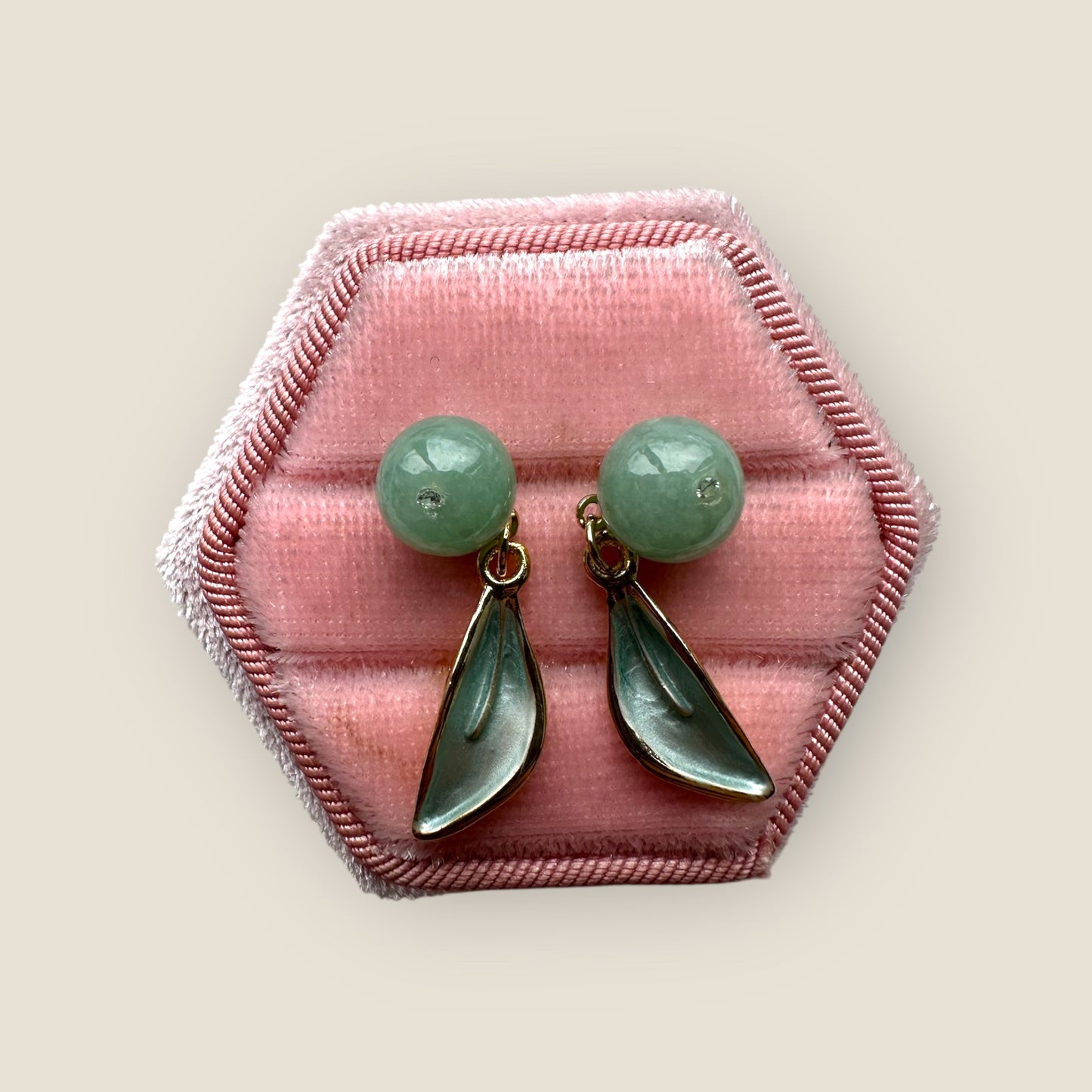 Jadeite Earring Studs