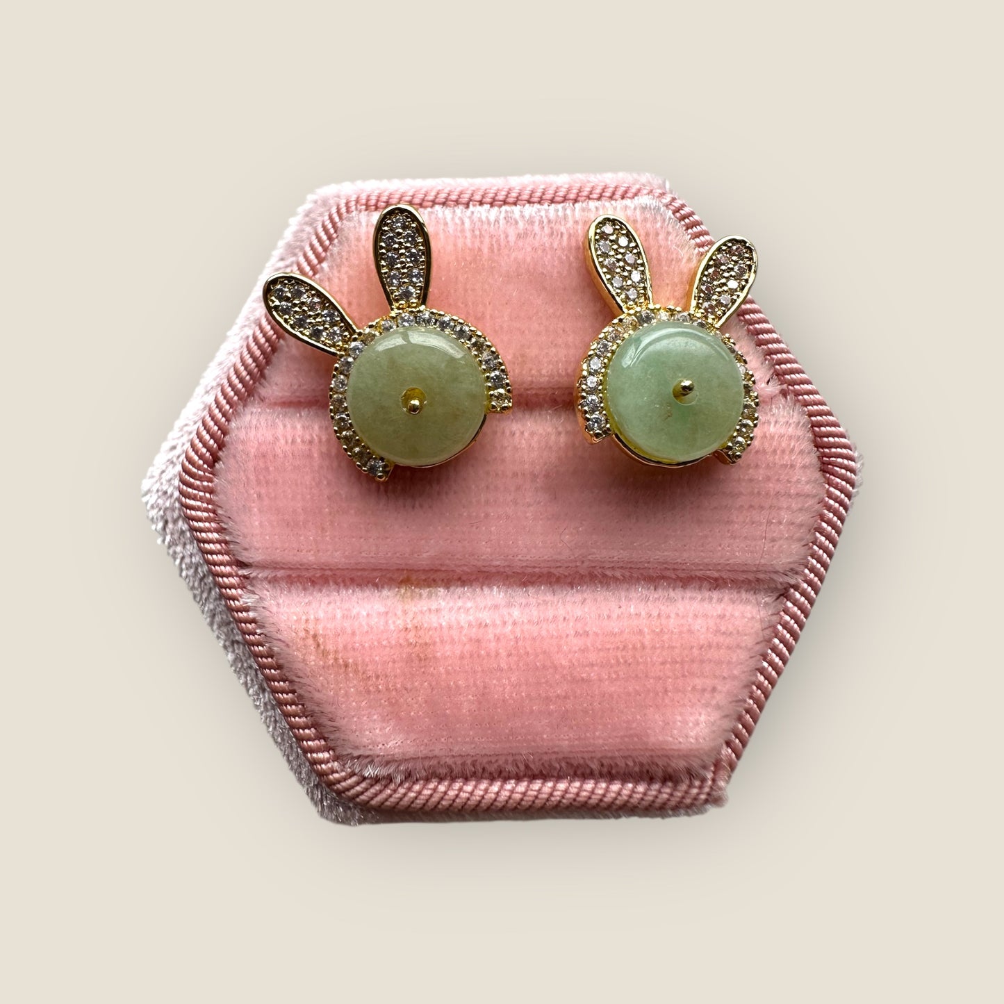 Jadeite Earring Studs