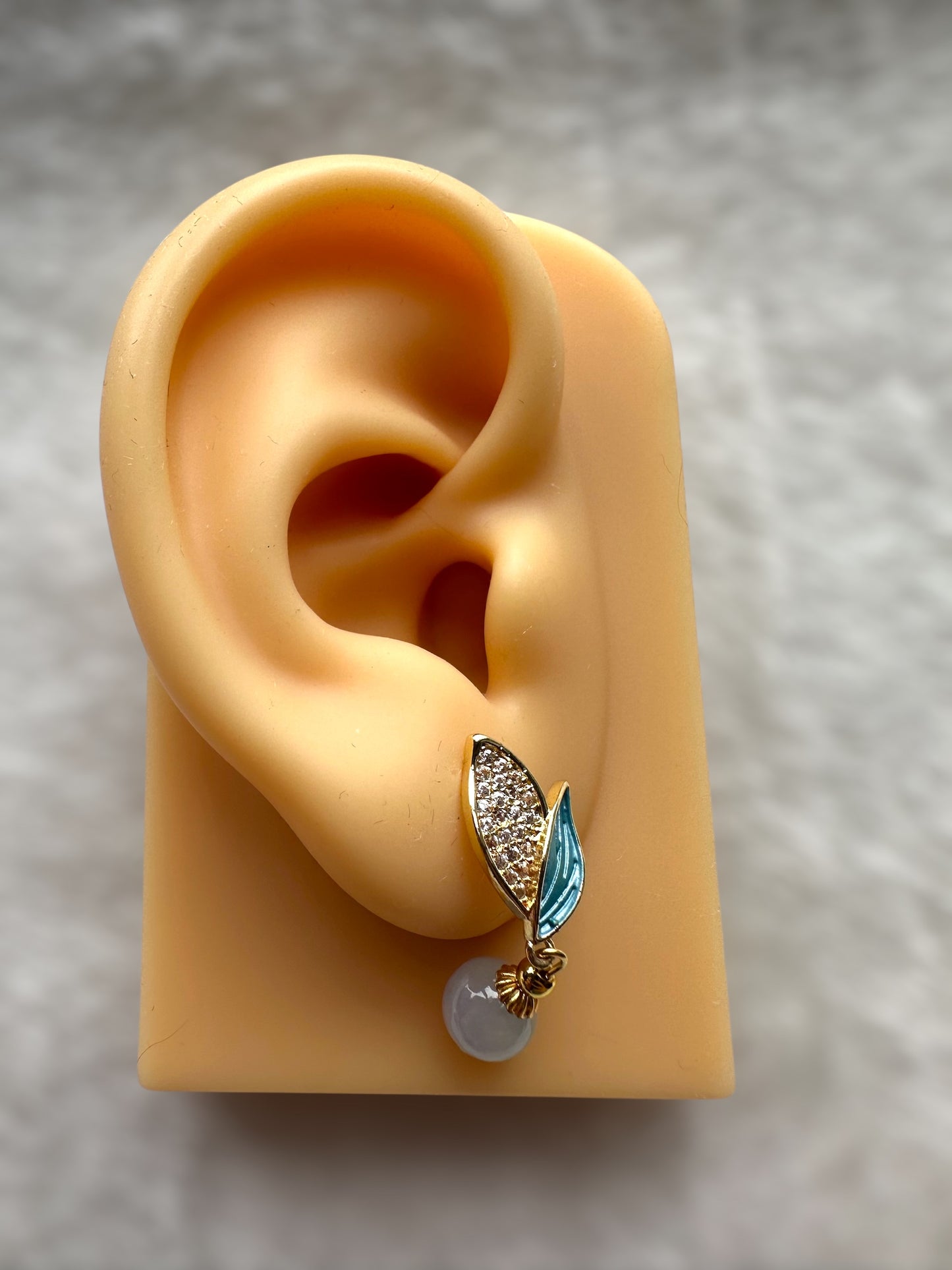 Jadeite Earring Studs