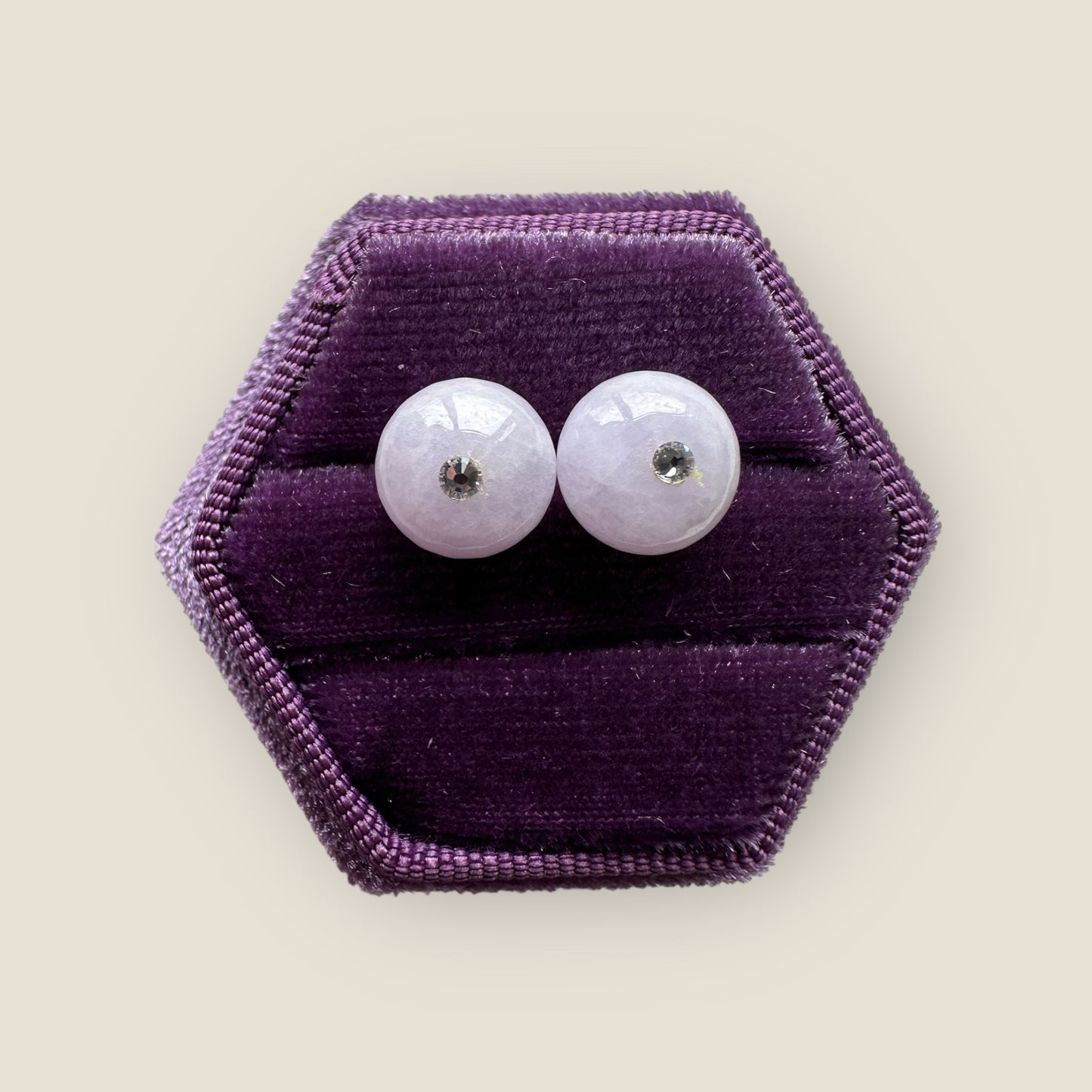 Jadeite Earring Studs