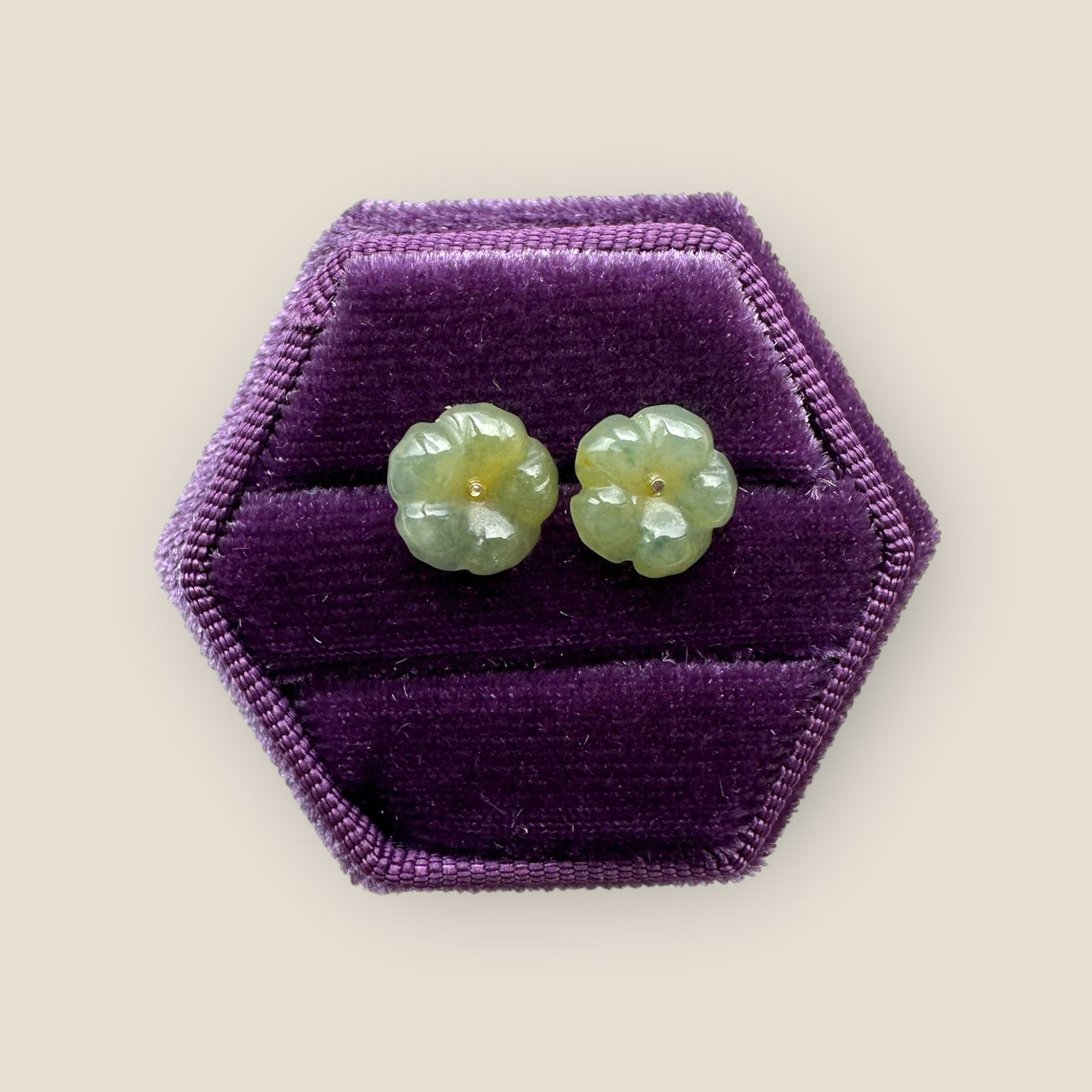 Jadeite Earring Studs