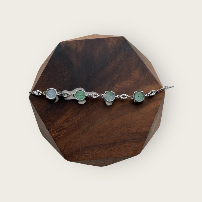 Flower Jadeite Bracelet