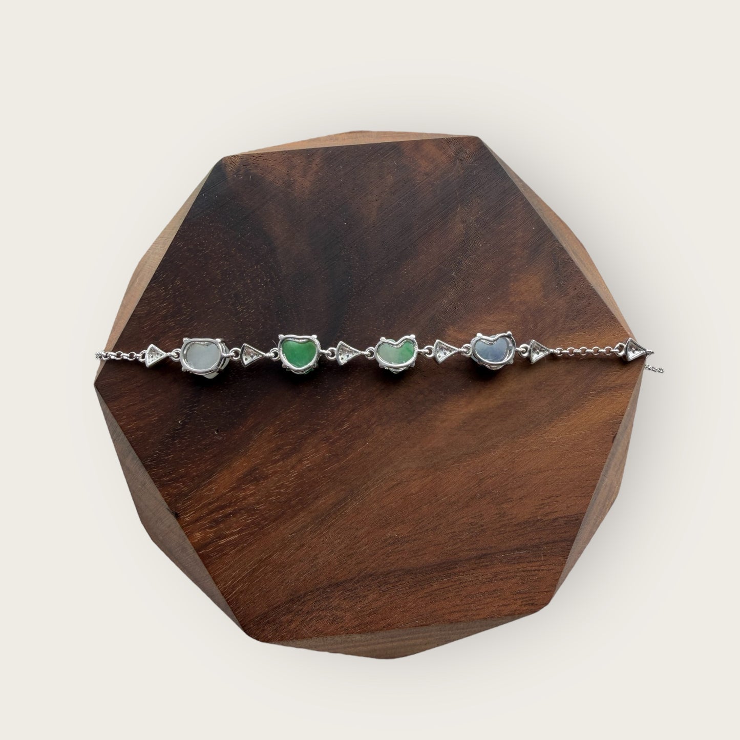 Heart Jadeite Bracelet