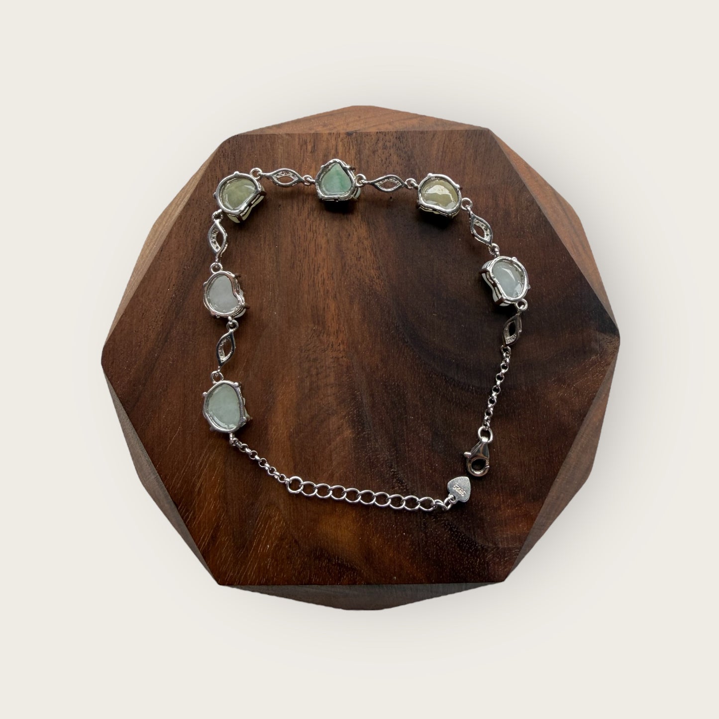 Hearts Jadeite Bracelet