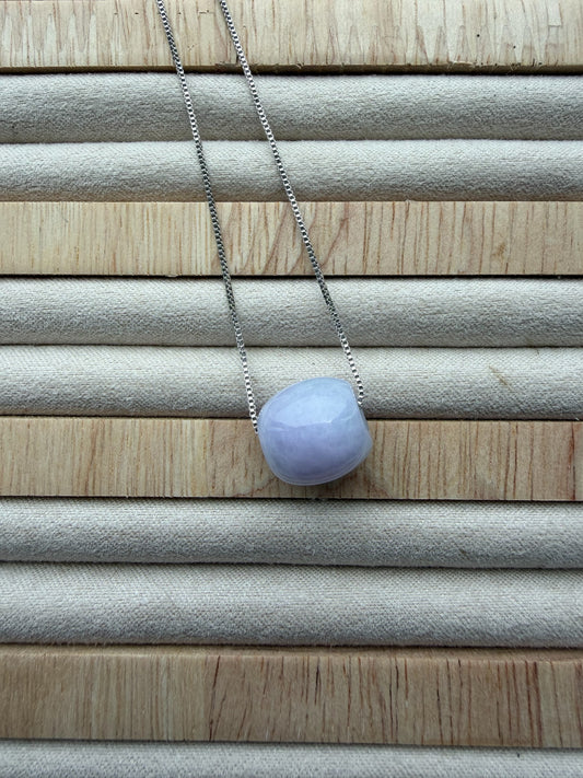 Purple Barrel Jadeite Necklace