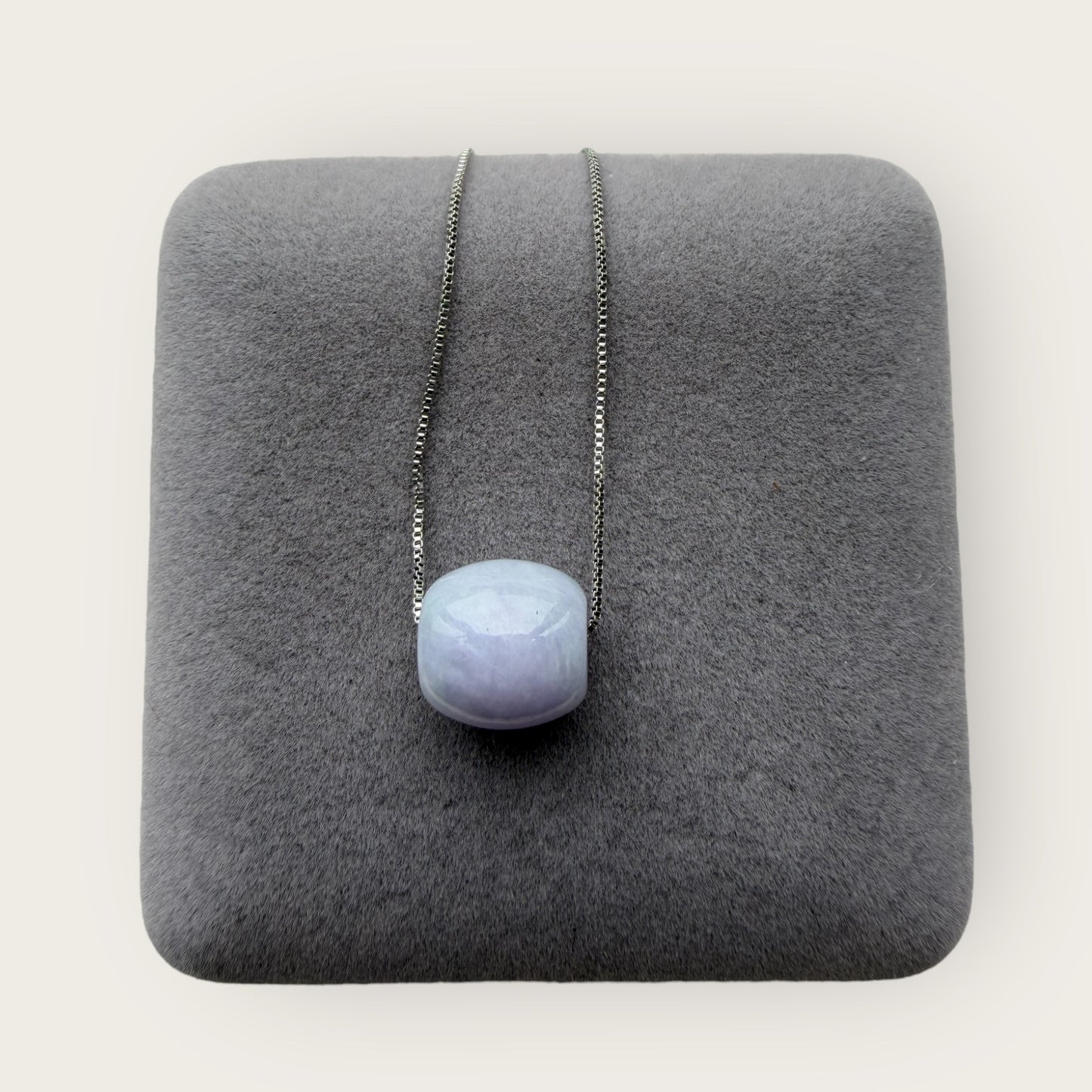 Purple Barrel Jadeite Necklace