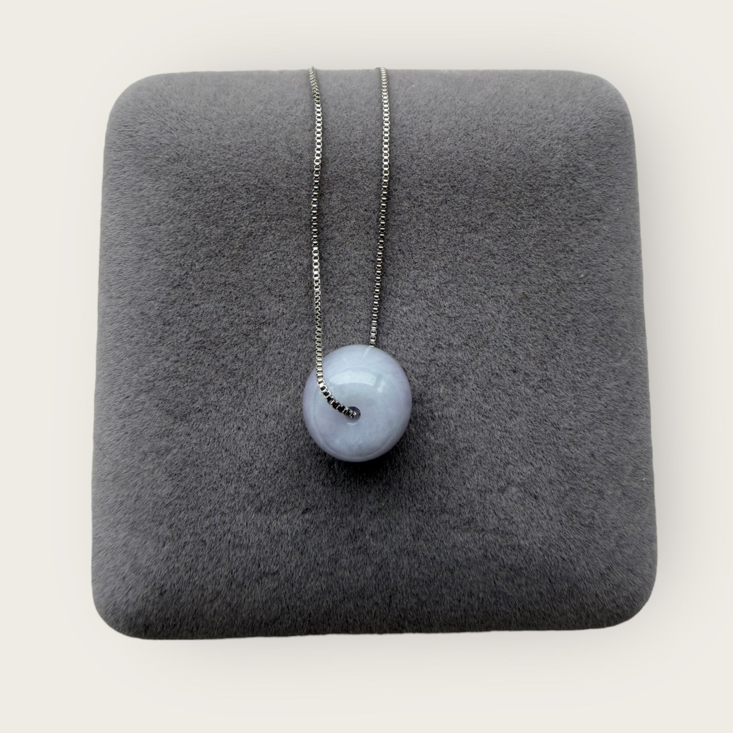 Purple Barrel Jadeite Necklace