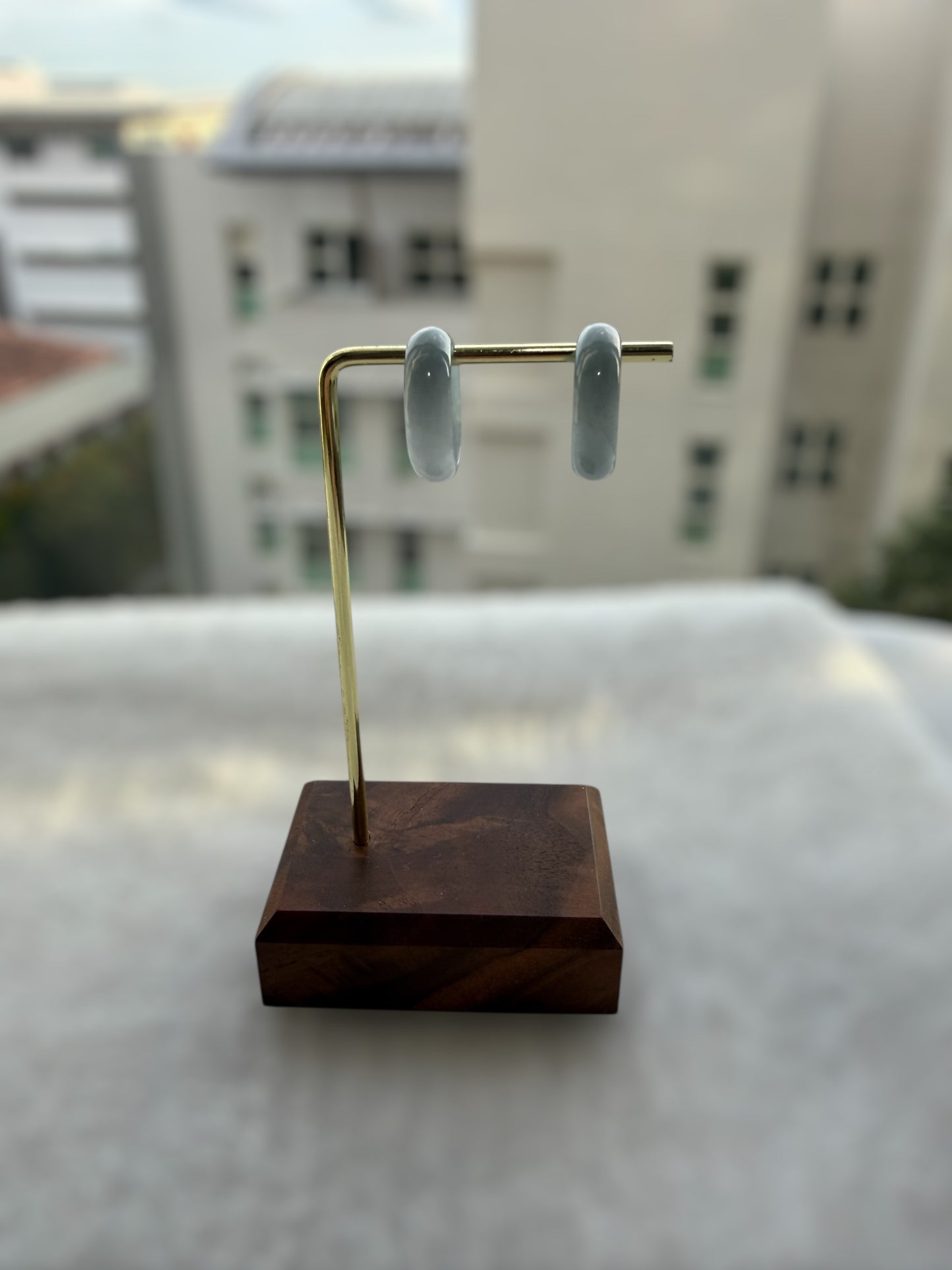 Blue Lavender Jadeite Ring