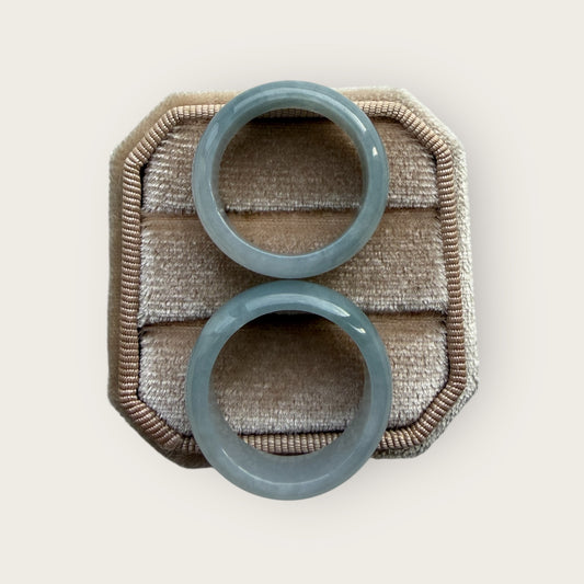 Blue Lavender Jadeite Ring