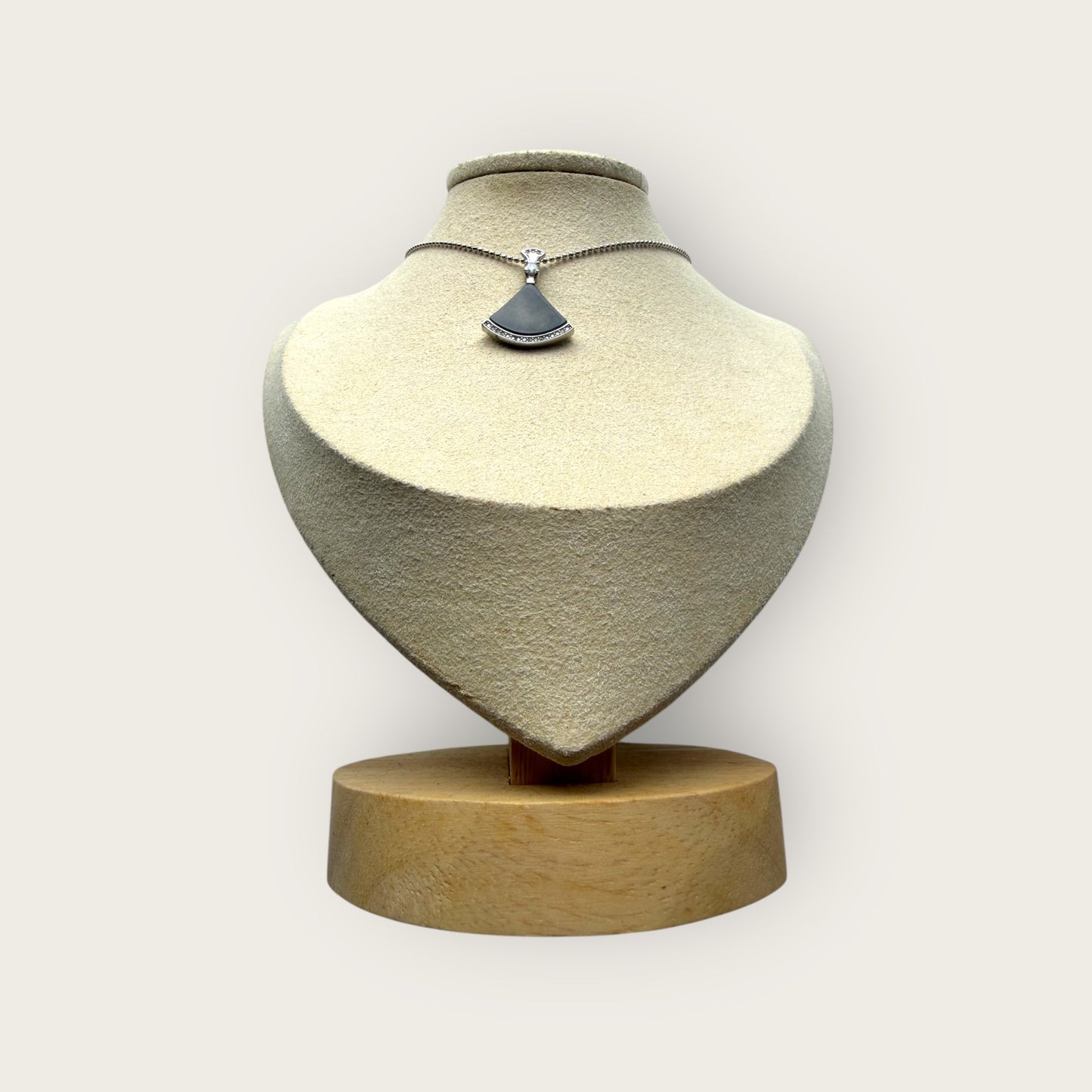 Omphacite Jadeite Triangle Necklace