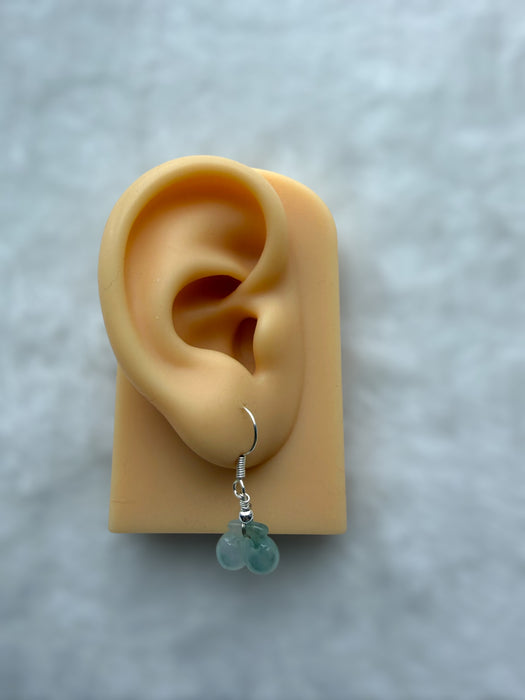 Cherry Jadeite Earring Hooks