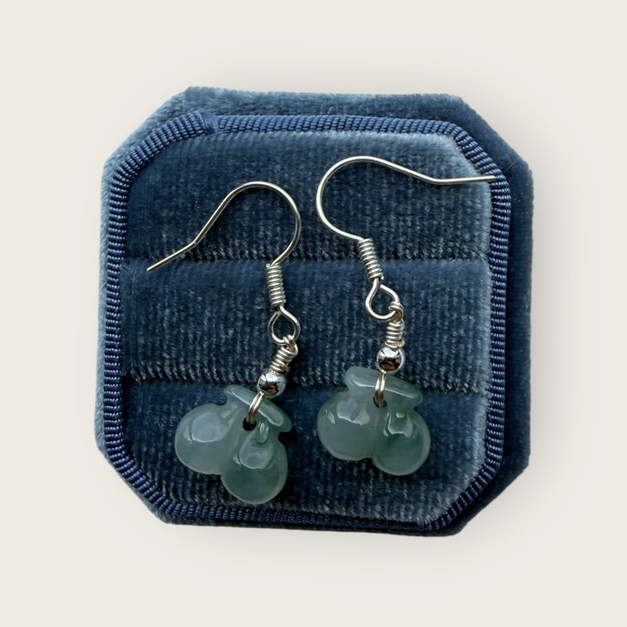Cherry Jadeite Earring Hooks