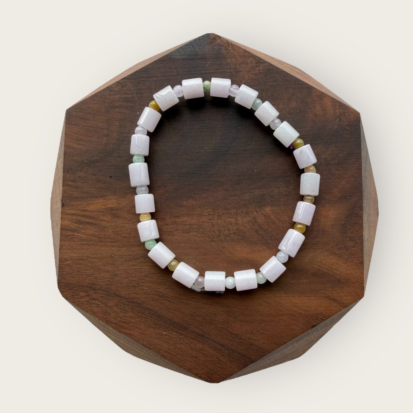 Jadeite Block Bracelet