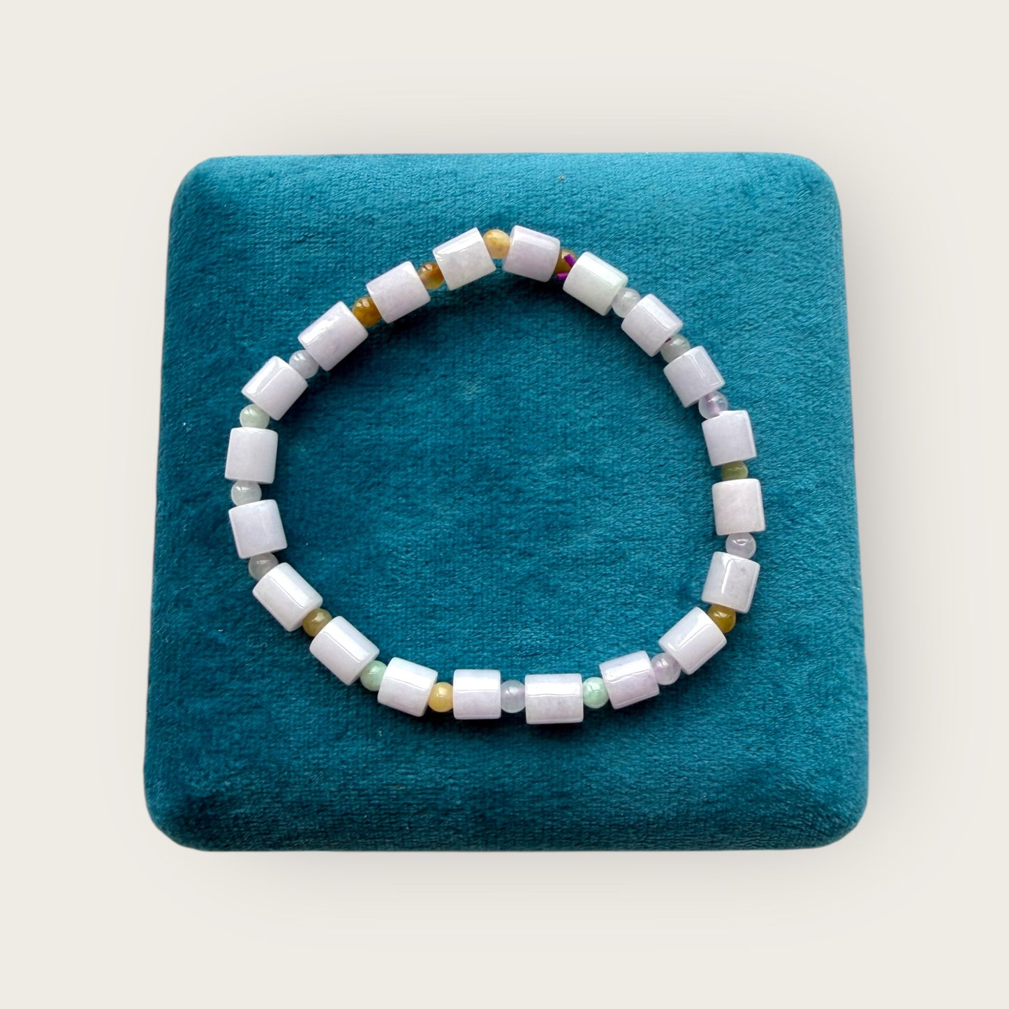 Jadeite Block Bracelet