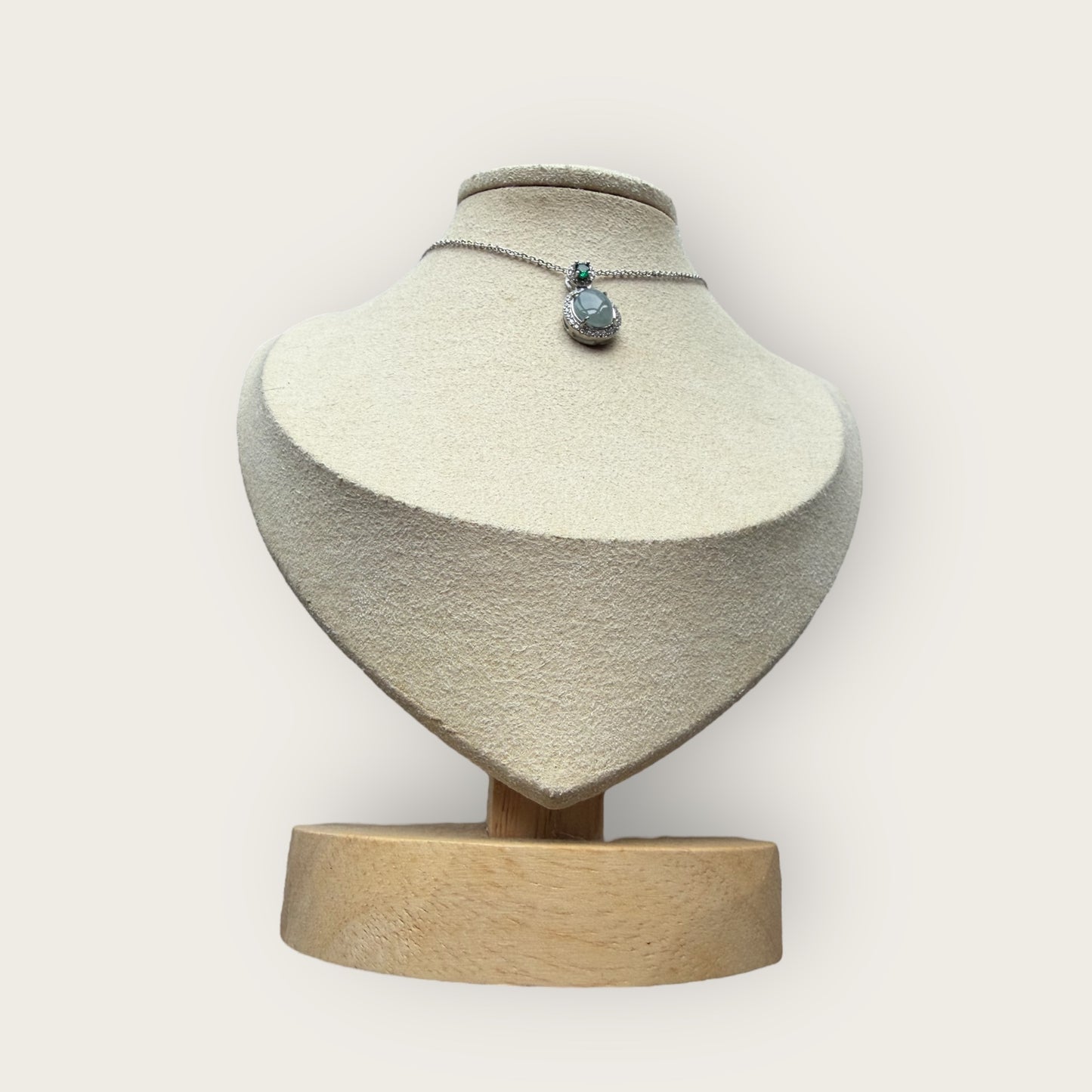 Monet Jadeite Cabochon Necklace