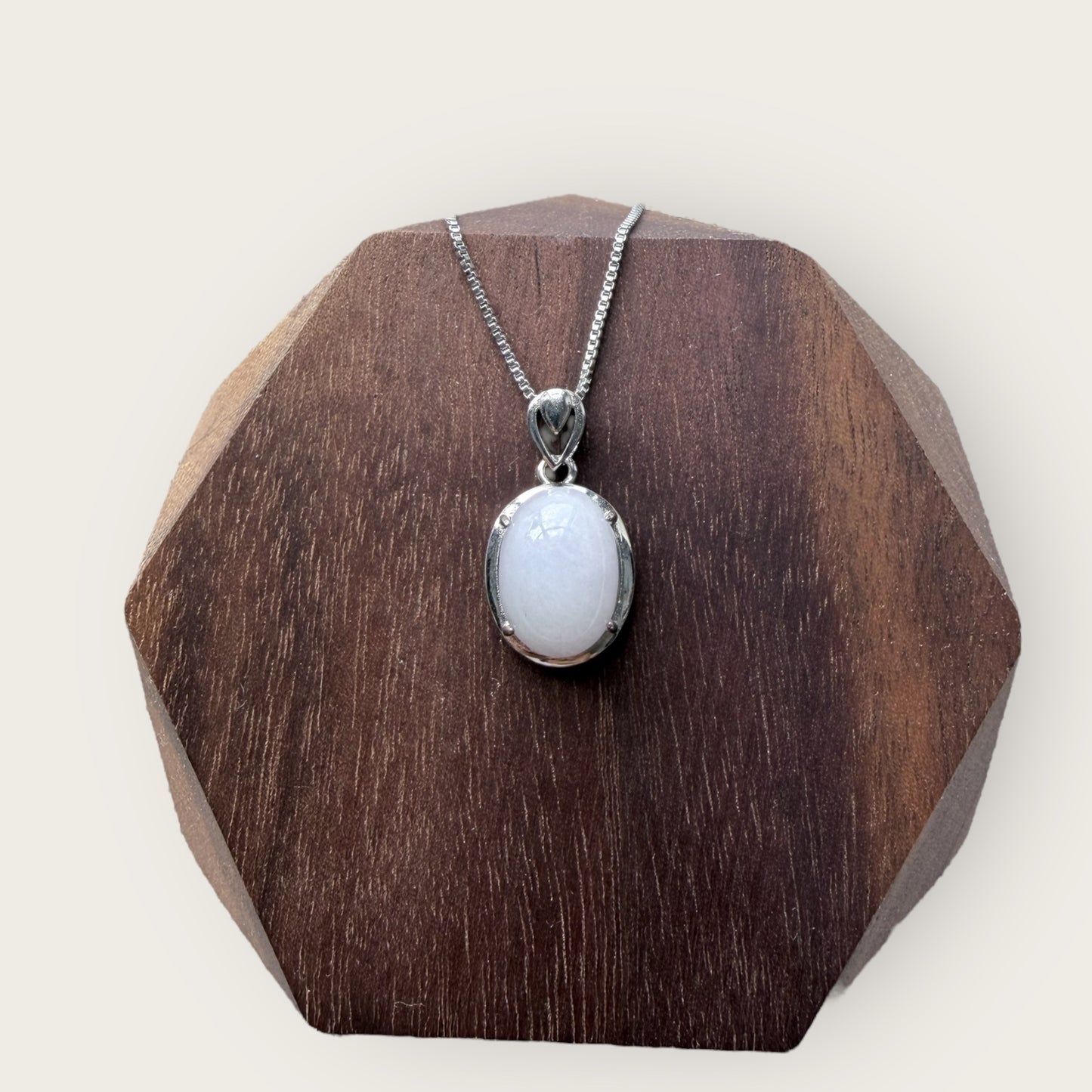 Purple Jadeite Cabochon Necklace