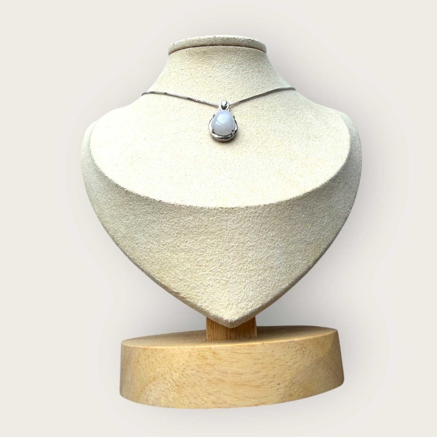 Purple Jadeite Cabochon Necklace