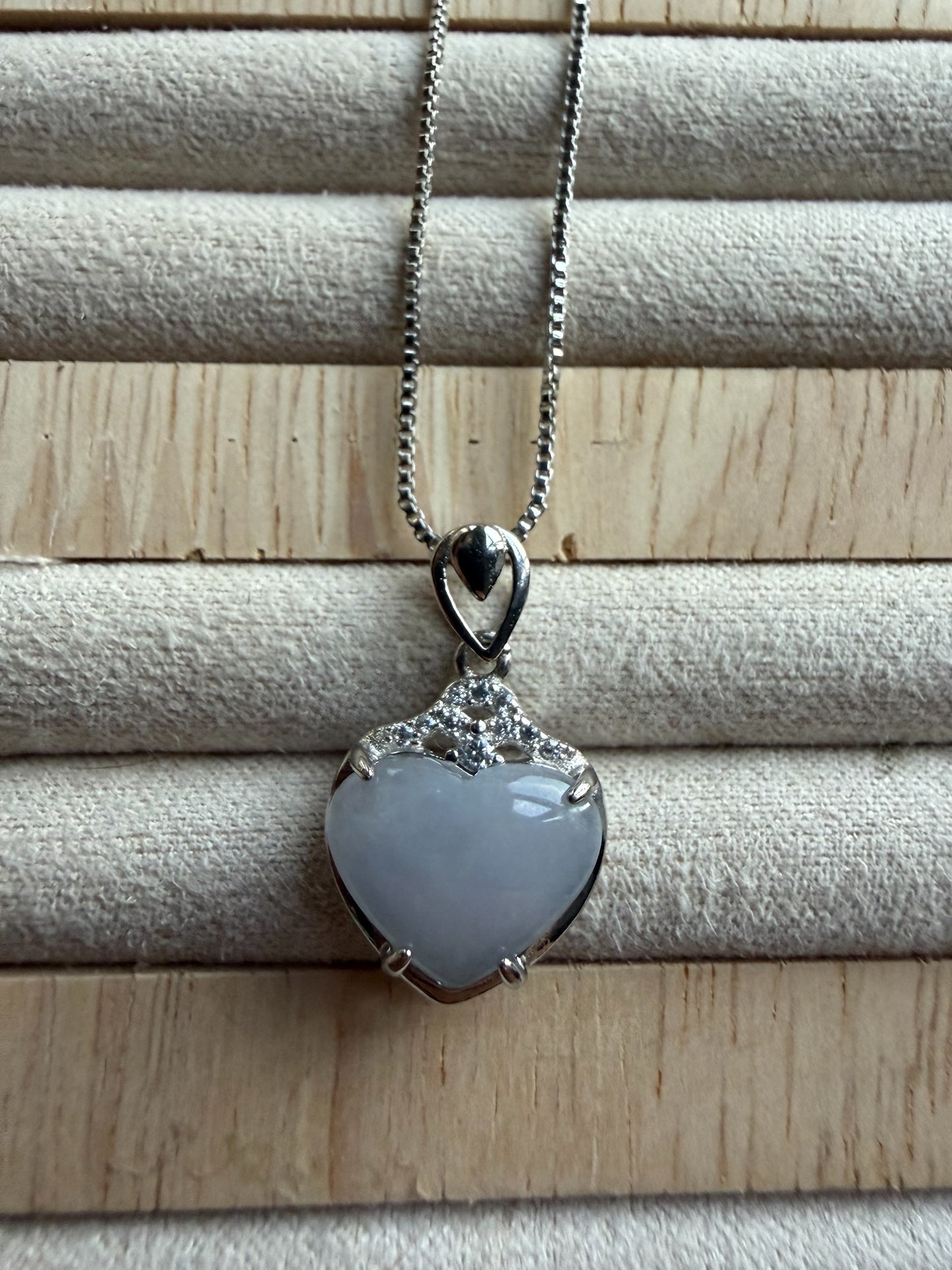 Purple Heart Jadeite Necklace