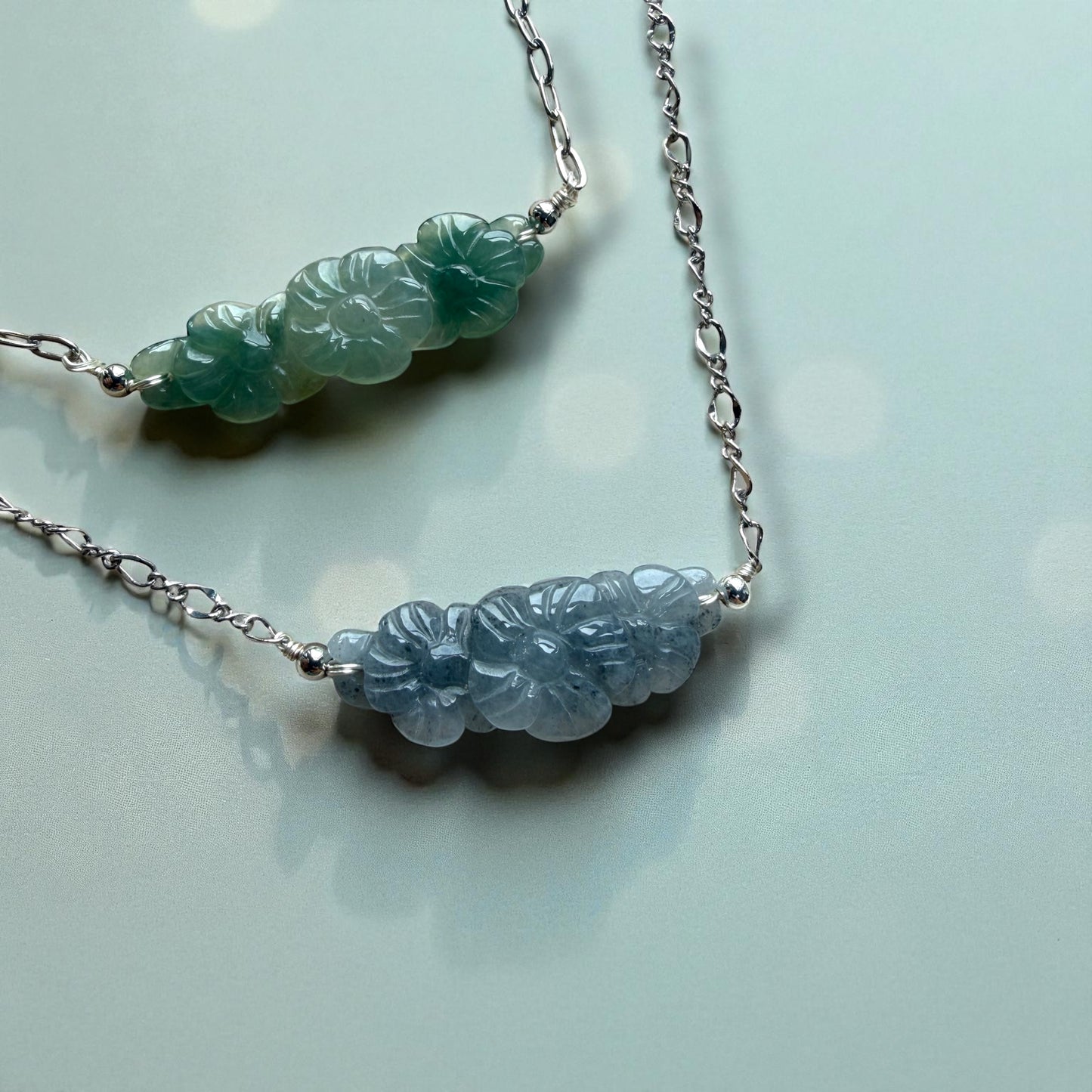 Flower Jadeite Necklace