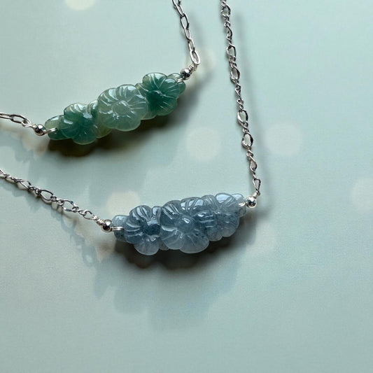 Flower Jadeite Necklace