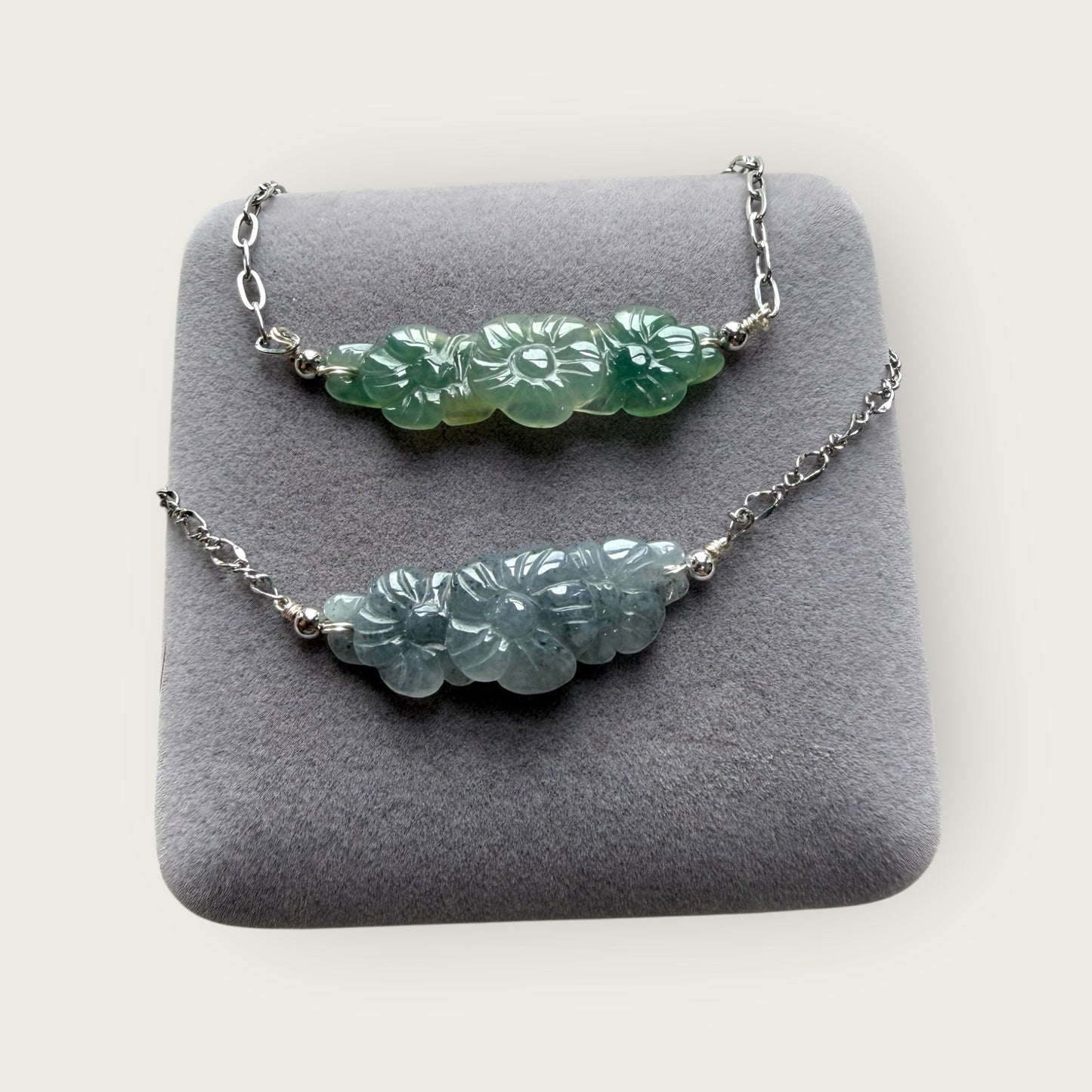 Flower Jadeite Necklace