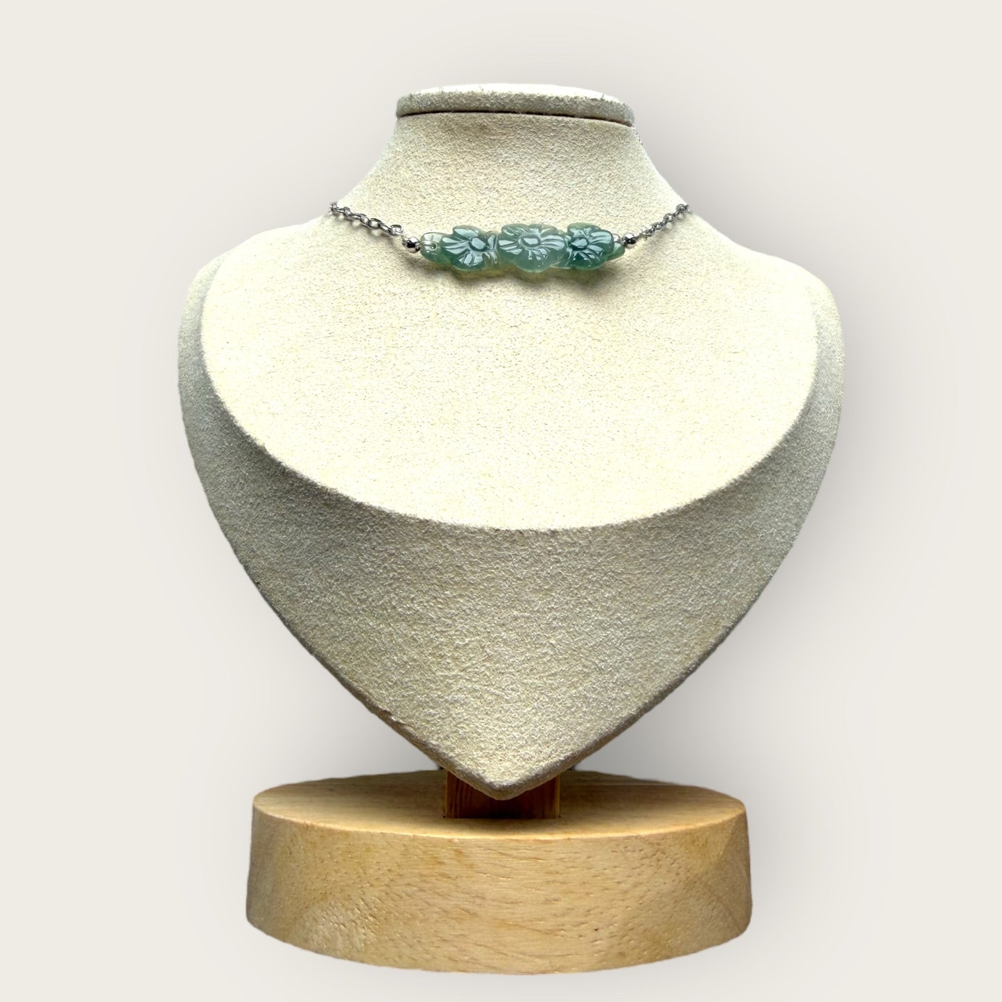 Flower Jadeite Necklace