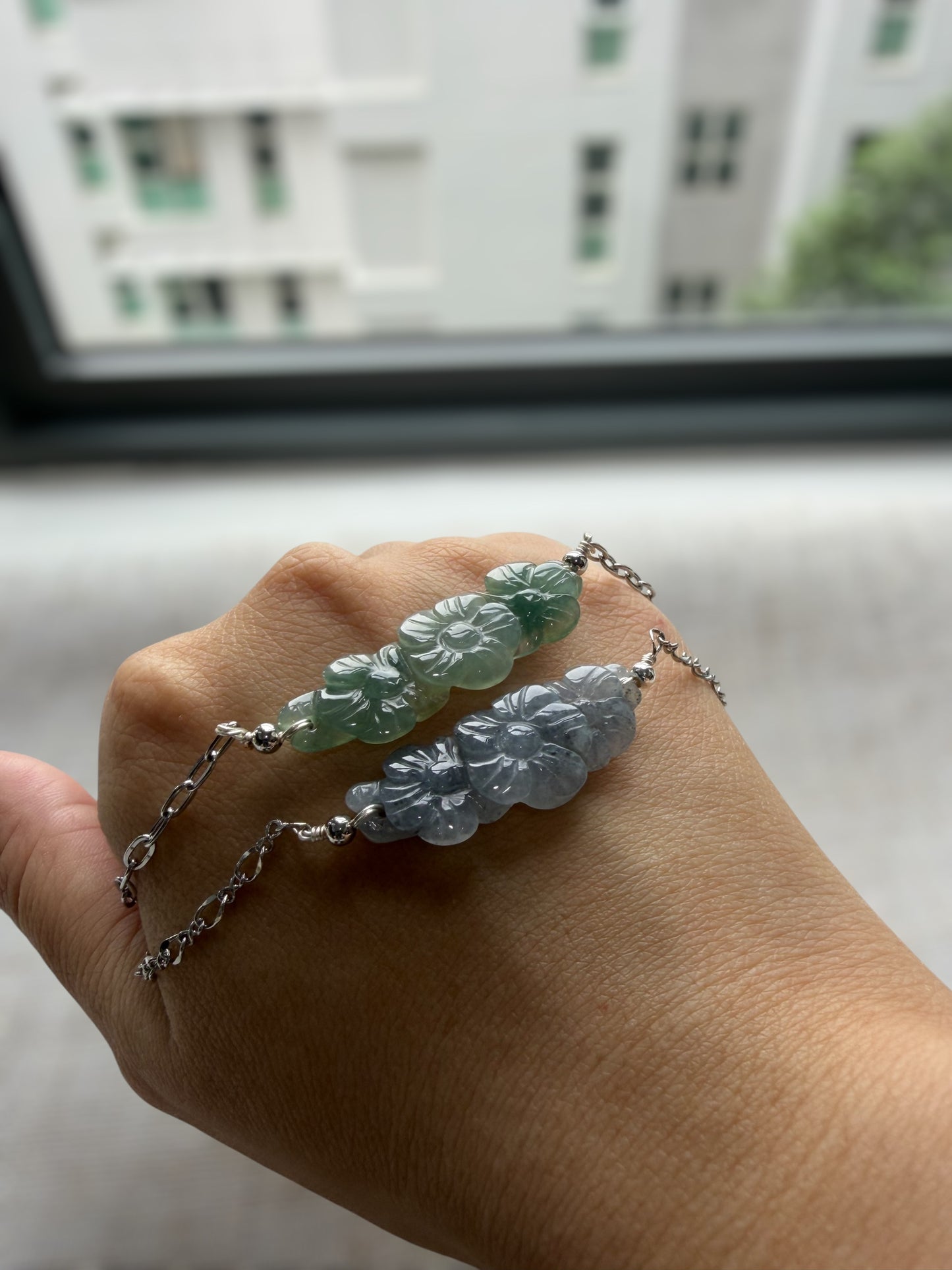 Flower Jadeite Necklace