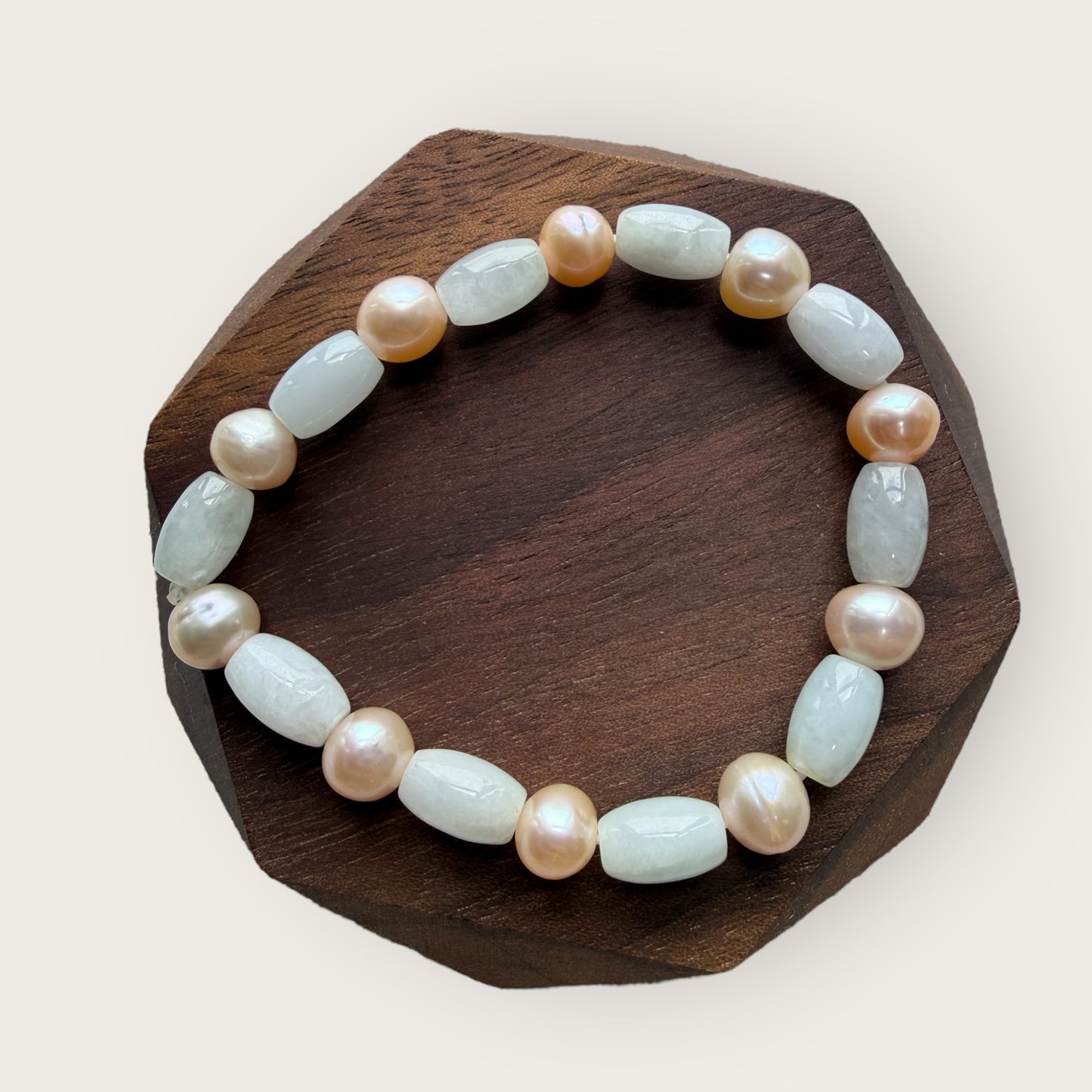 Jadeite Pearl Bracelet