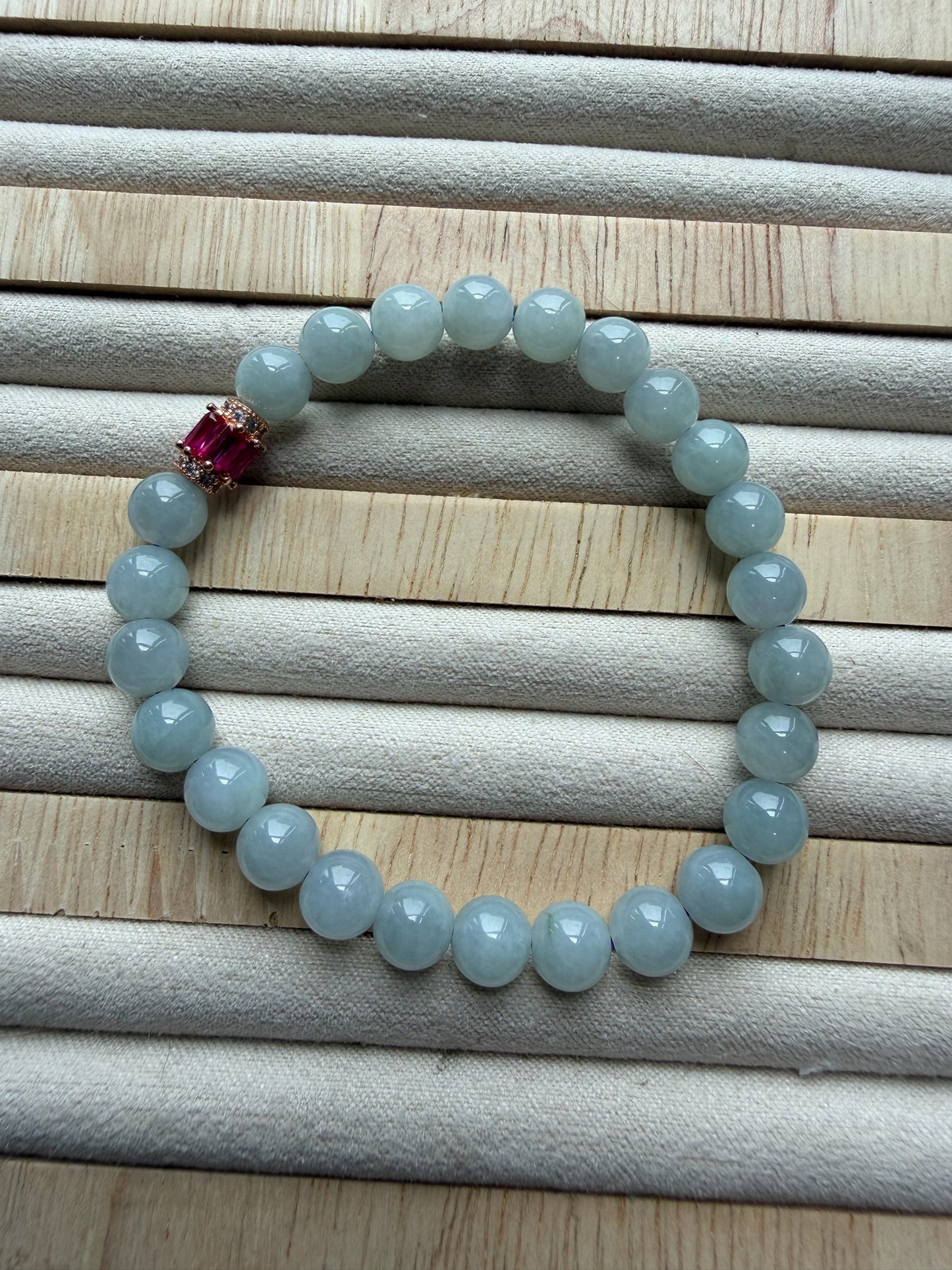 Jadeite Bead Bracelet