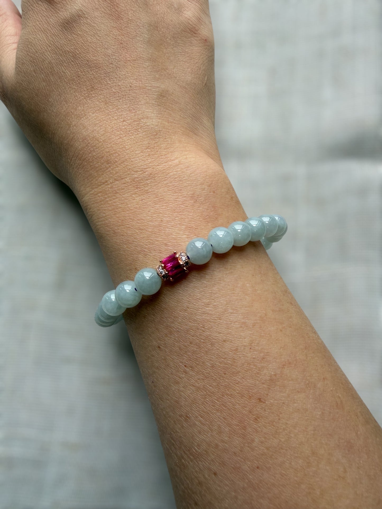 Jadeite Bead Bracelet