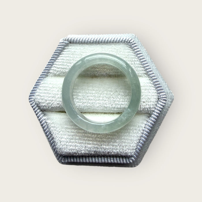 White Jadeite Ring