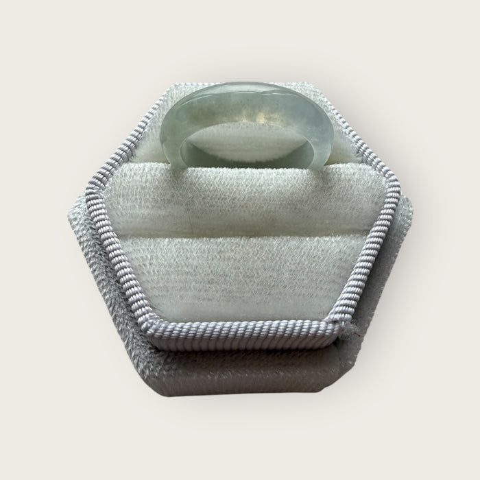 White Jadeite Ring