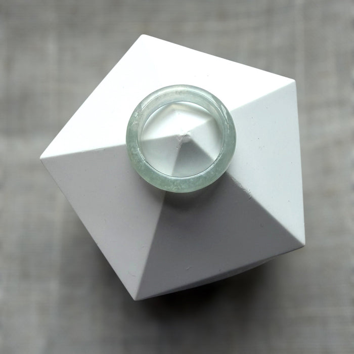 White Jadeite Ring