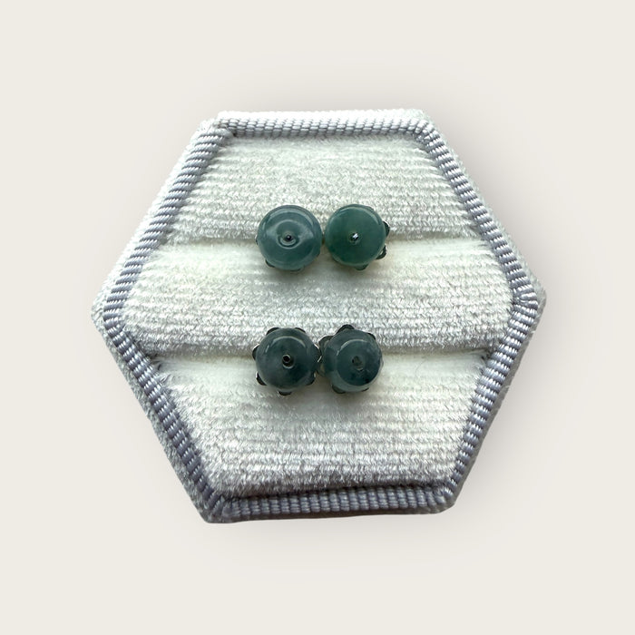 Guatemala Jadeite Earring Studs