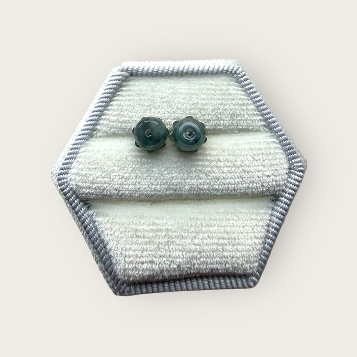 Guatemala Jadeite Earring Studs