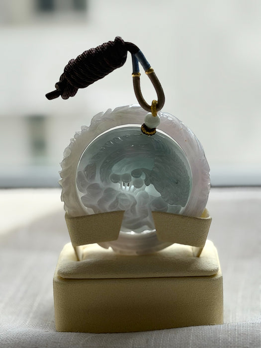 Carved Jadeite Bangle Set