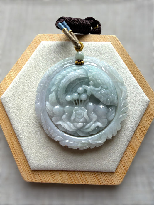 Carved Jadeite Bangle Set