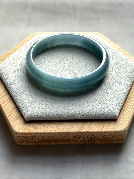 Blue Guatemala Jadeite Bangle